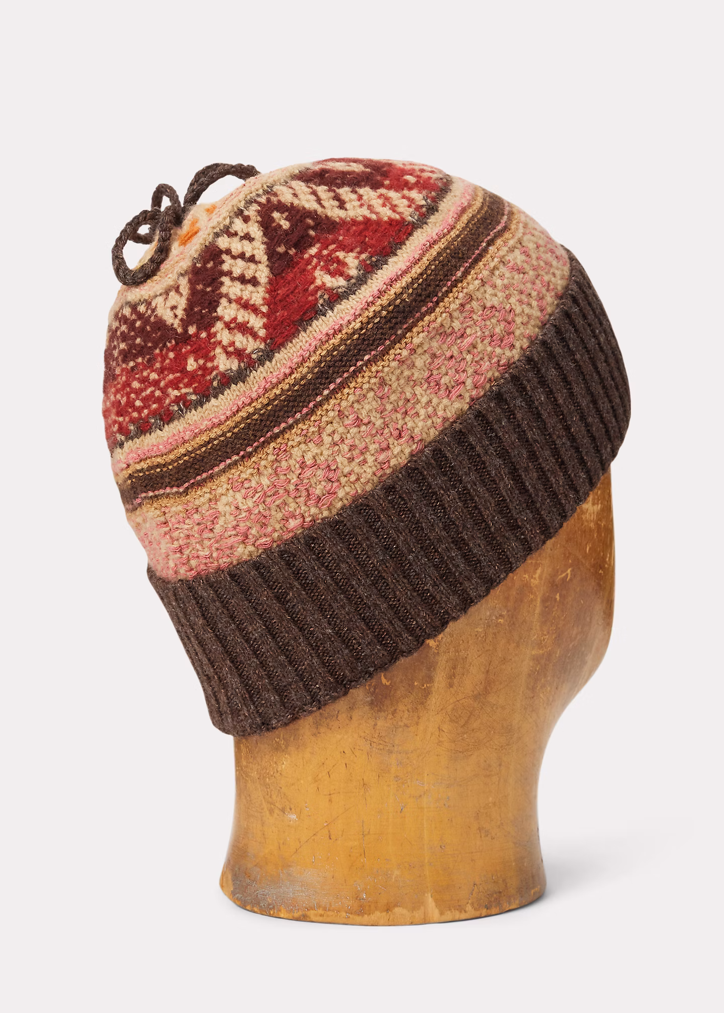 Jacquard-Strickmütze aus Wollmischung - RALPH LAUREN OUTLET