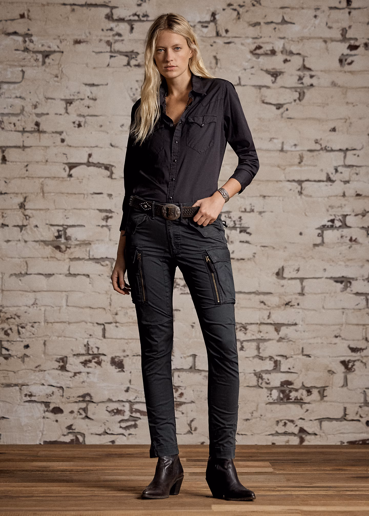 Westernhemd aus Baumwolltwill - RALPH LAUREN OUTLET