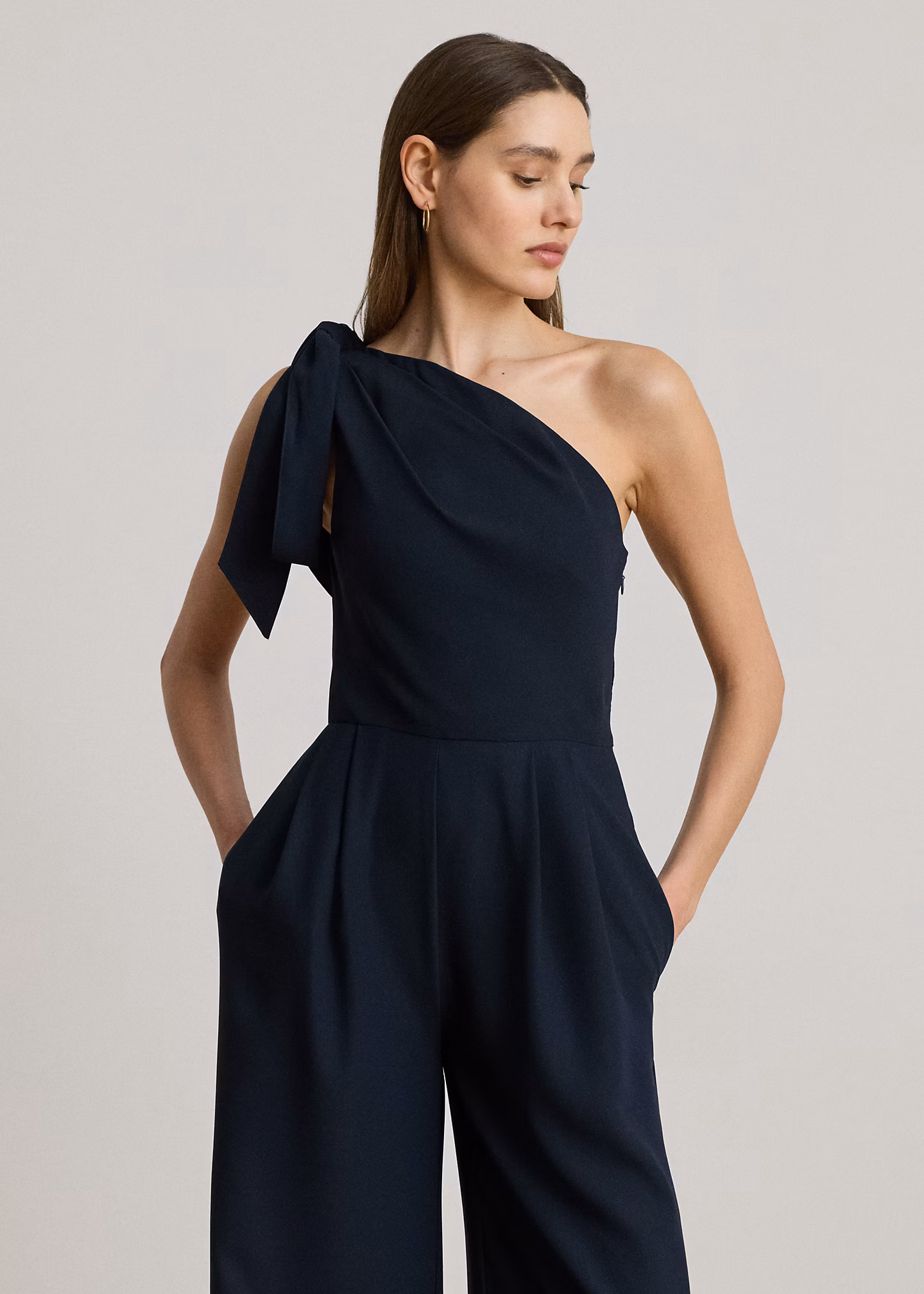 Einschultriger Jumpsuit mit Schleife - RALPH LAUREN OUTLET