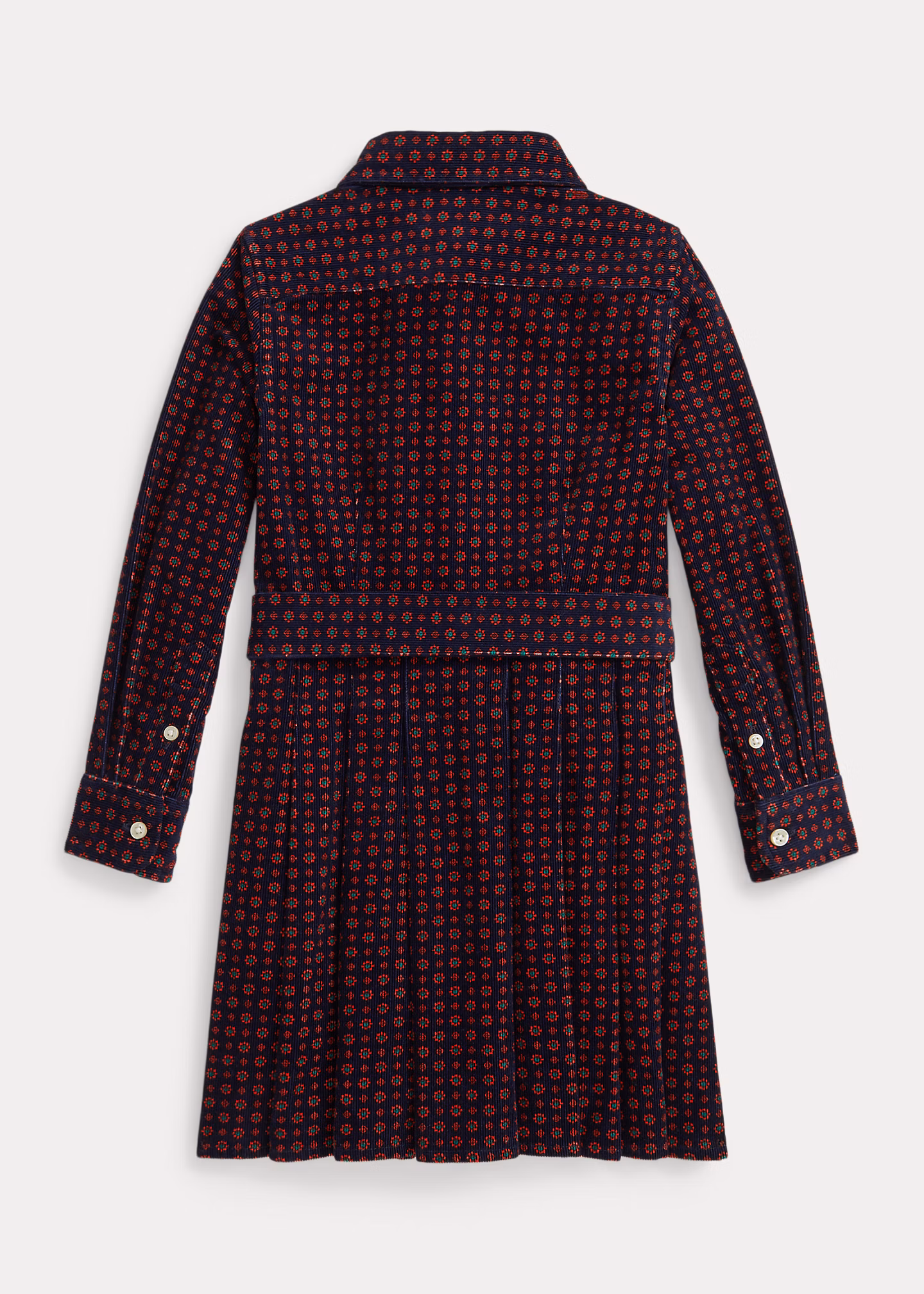 Kordsamt-Hemdkleid mit Gürtel - RALPH LAUREN OUTLET