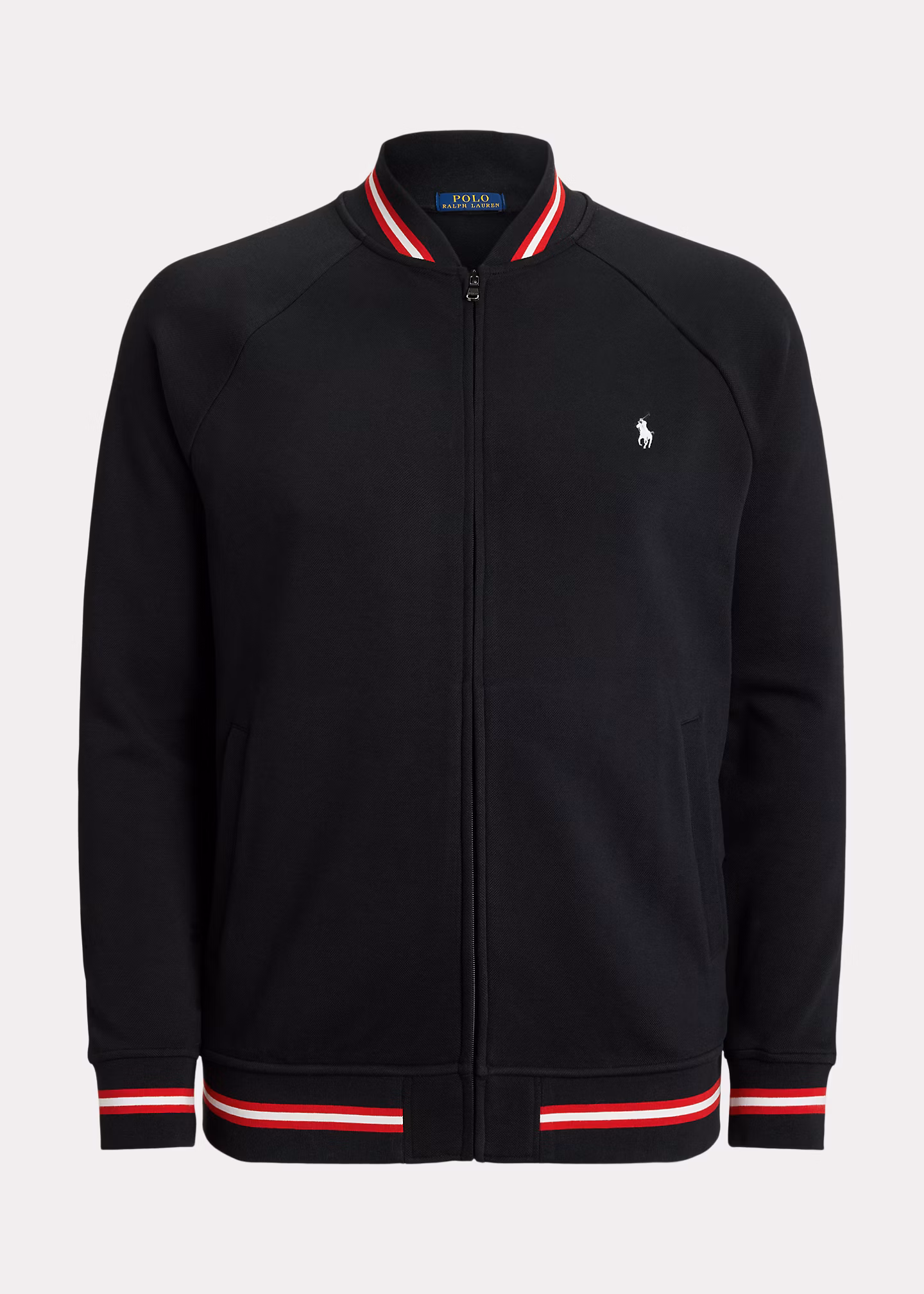 Fliegerjacke aus doppellagigem Piqué - RALPH LAUREN OUTLET