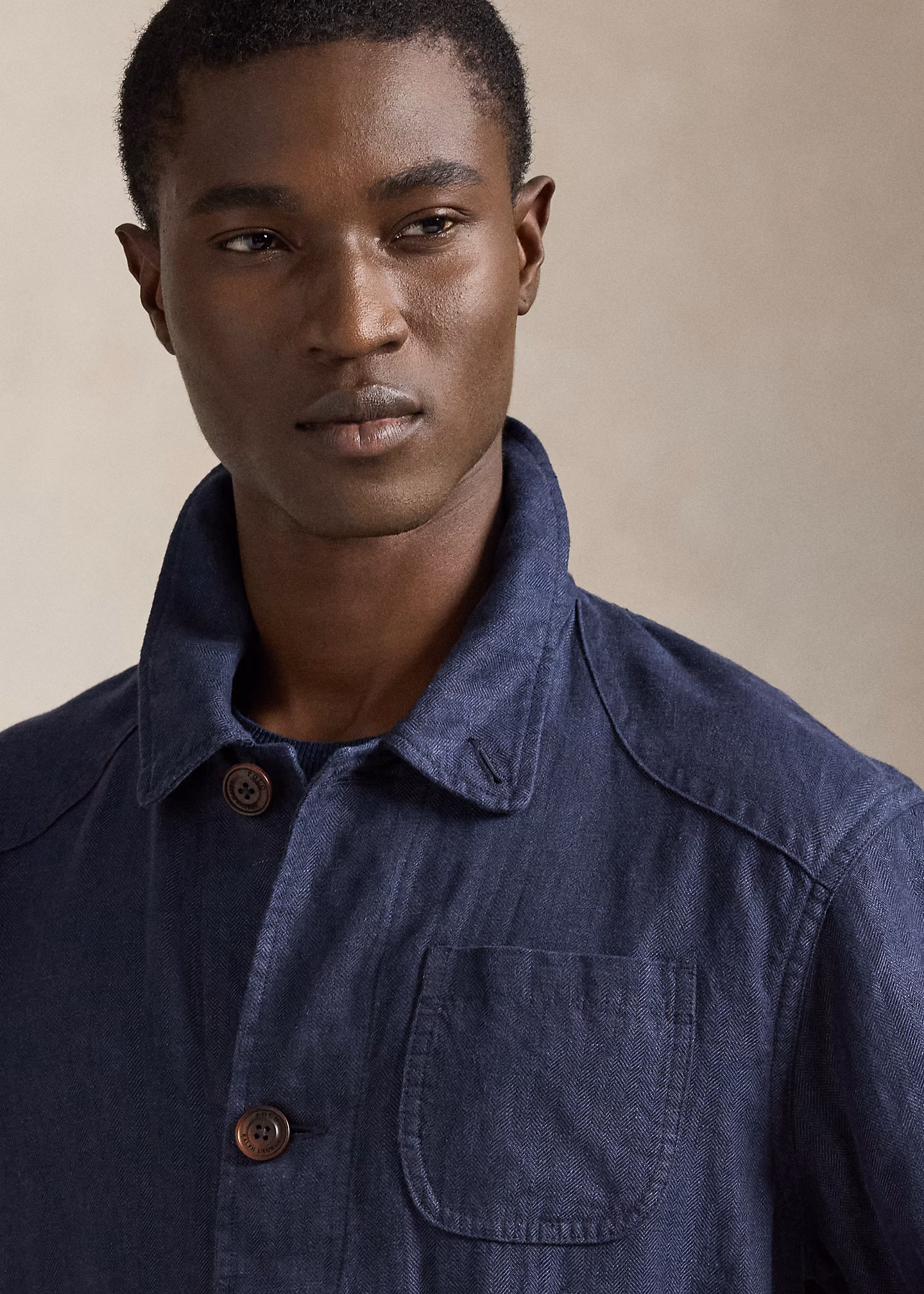 Utility-Jacke aus Fischgrat-Leinen - RALPH LAUREN OUTLET