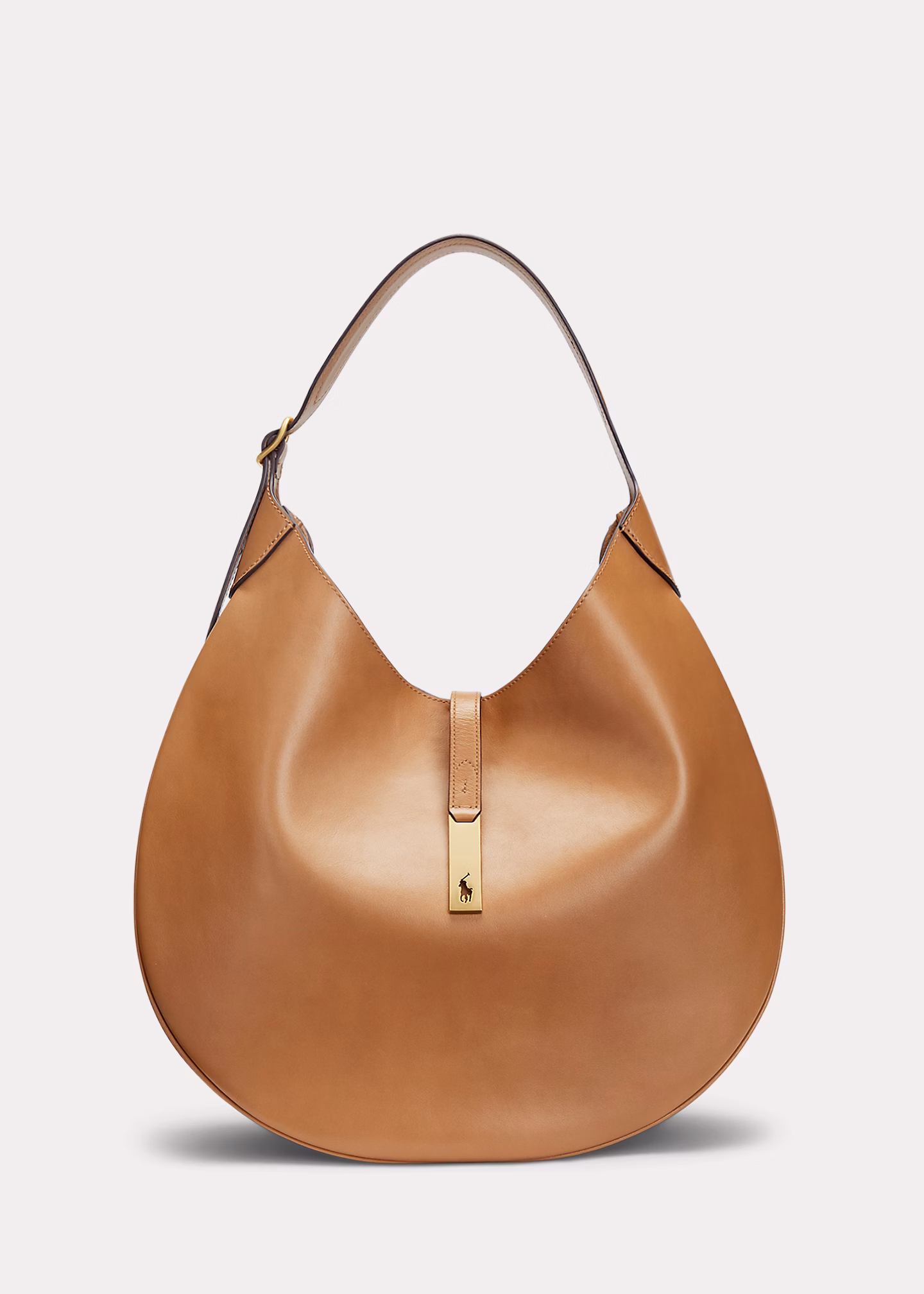 Große Schultertasche Polo ID aus Kalbsleder - RALPH LAUREN OUTLET