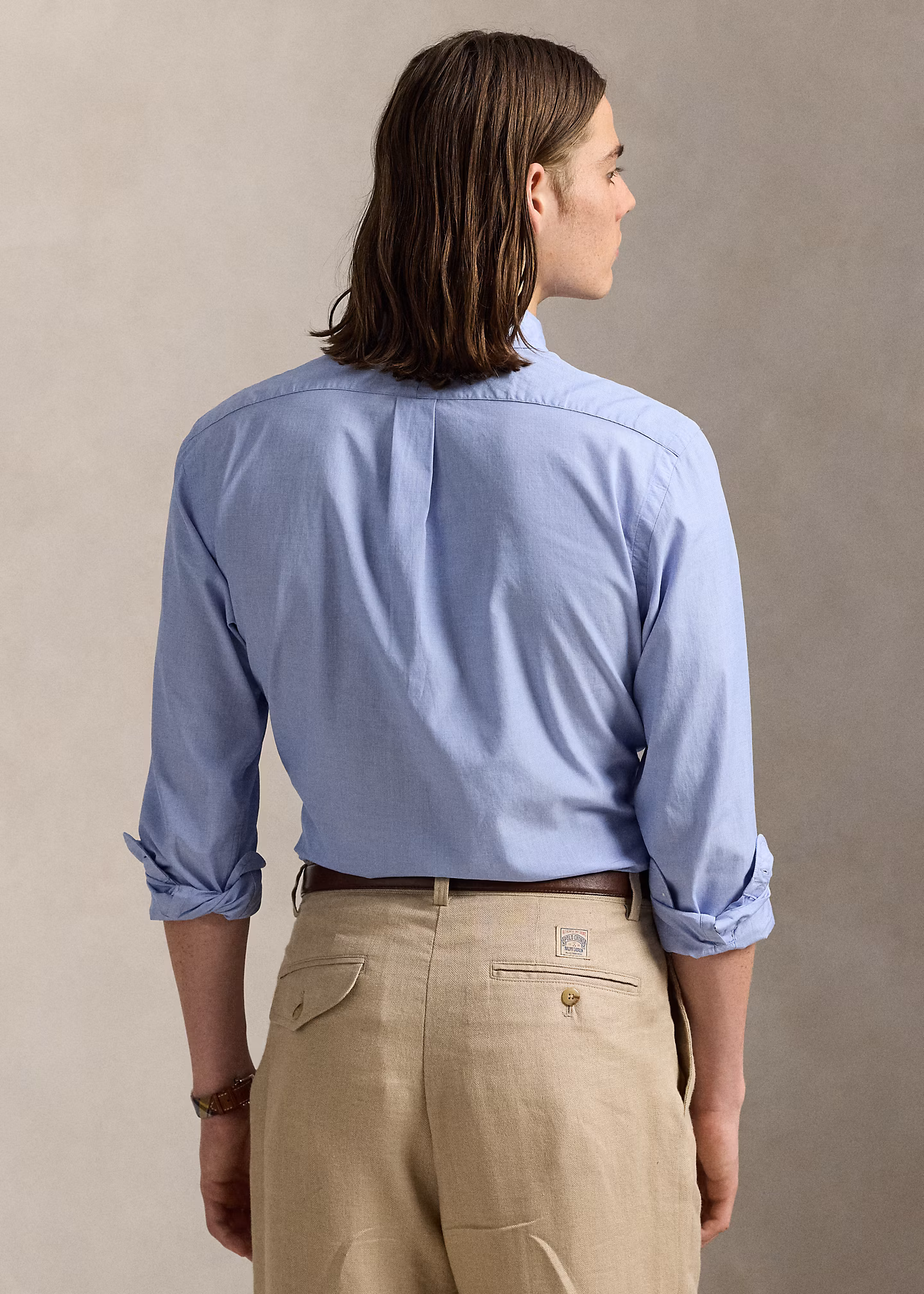 Classic-Fit Fil-à-Fil-Hemd - RALPH LAUREN OUTLET