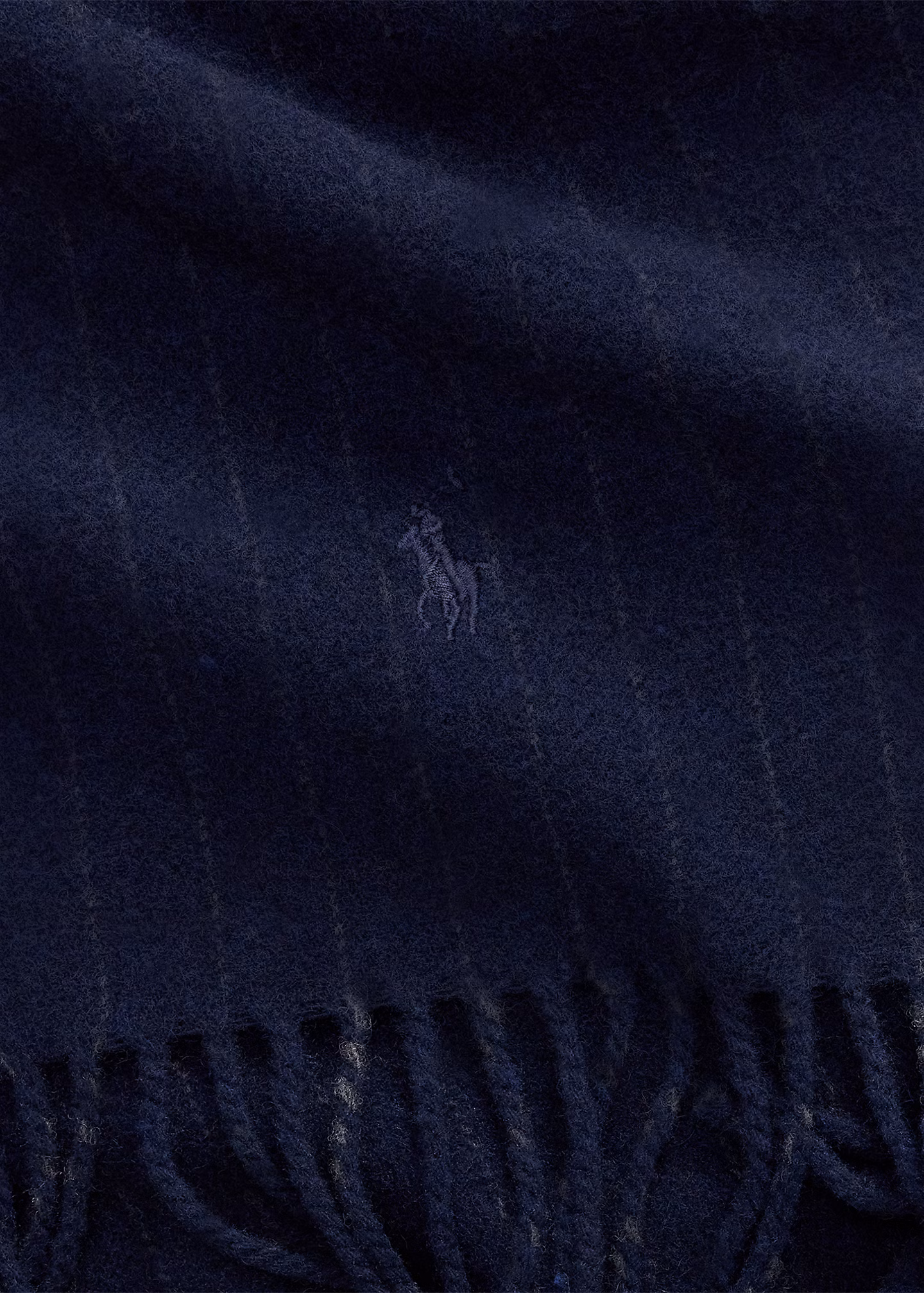 Kaschmir-Woll-Schal mit Kreidestreifen - RALPH LAUREN OUTLET