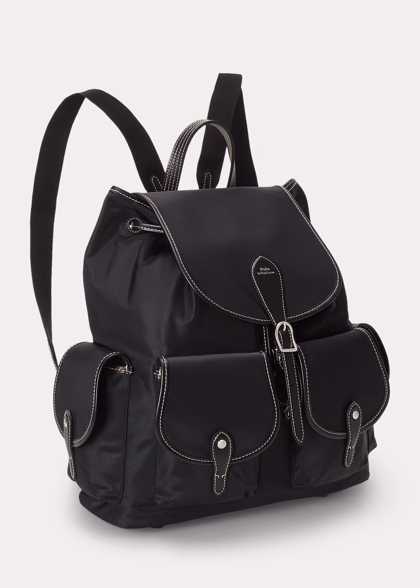Nylon-Rucksack Bellport mit Lederbesatz - RALPH LAUREN OUTLET