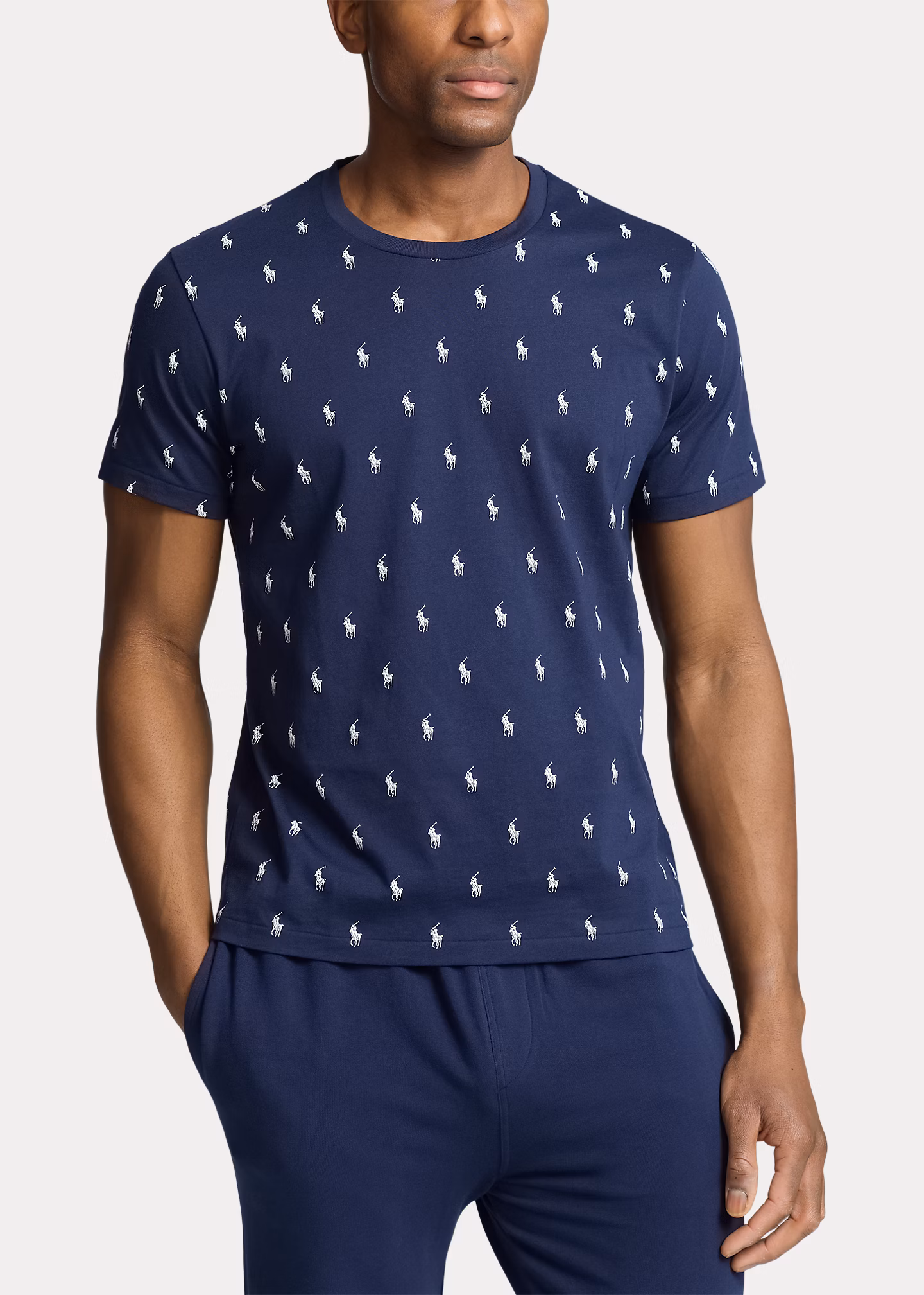 Nachthemd aus Baumwolljersey mit Pony - RALPH LAUREN OUTLET