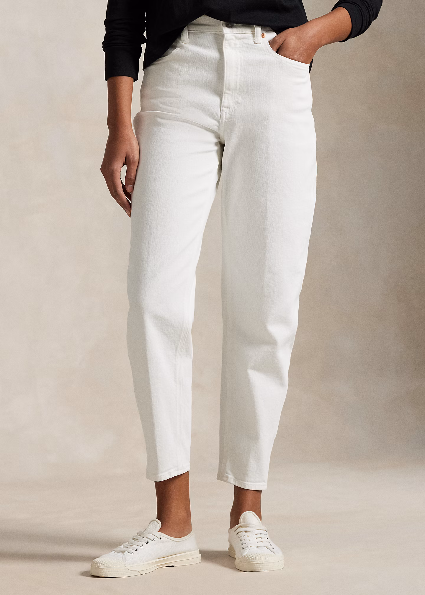 Curved-Tapered-Fit Jeans - RALPH LAUREN OUTLET