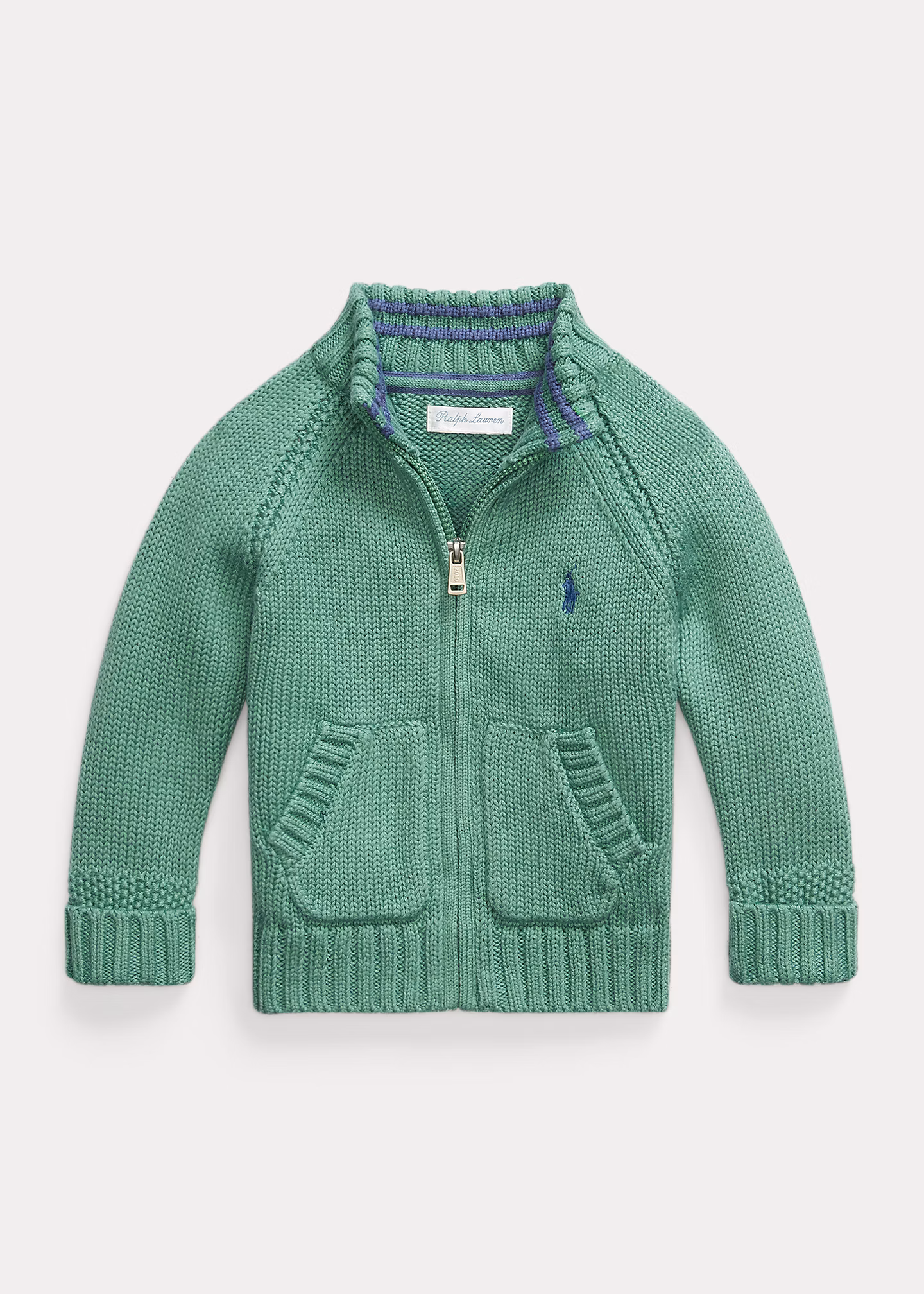 Baumwolljacke mit Reißverschluss - RALPH LAUREN OUTLET