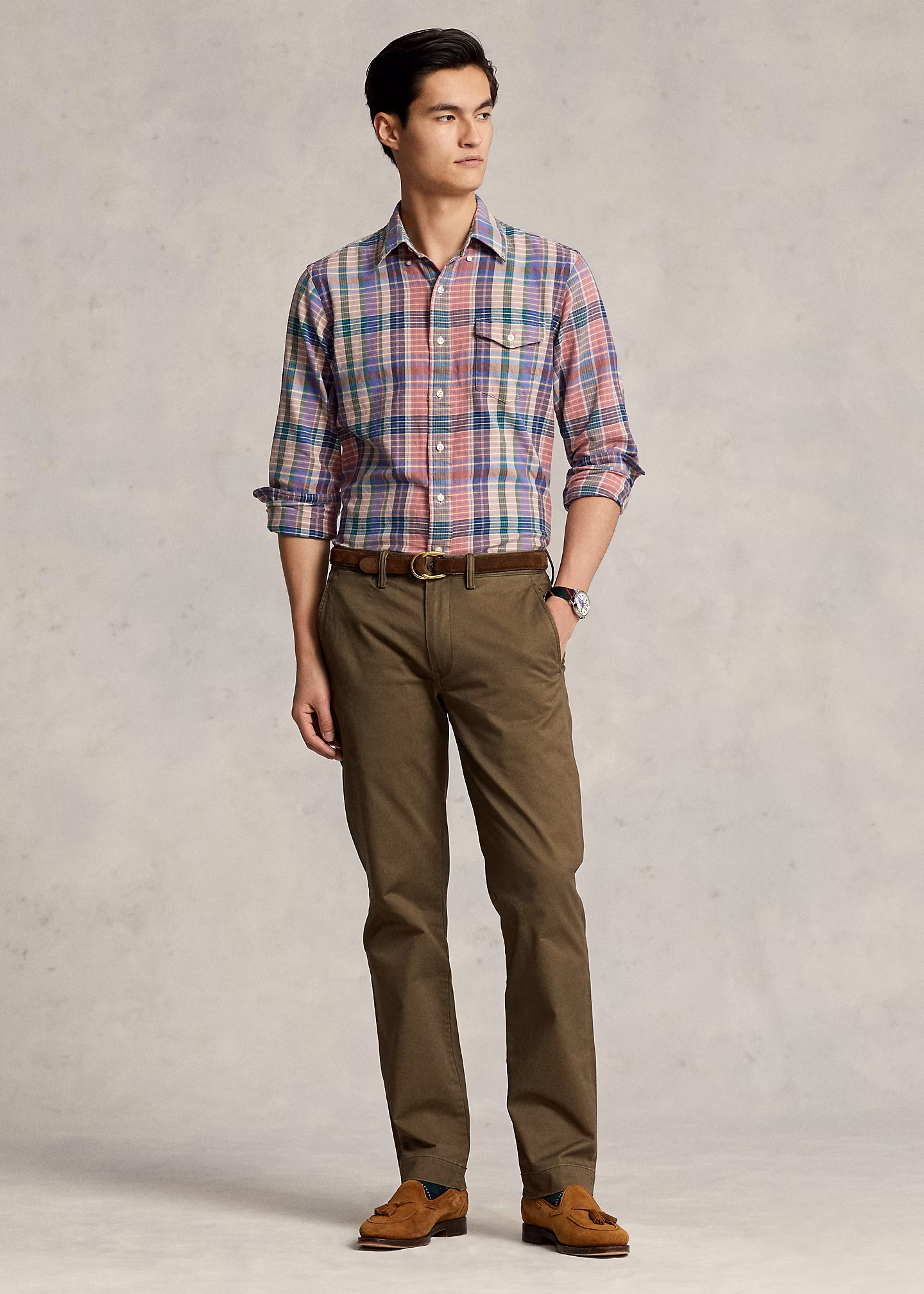Stretch-Straight-Fit Chinohose Bedford - RALPH LAUREN OUTLET