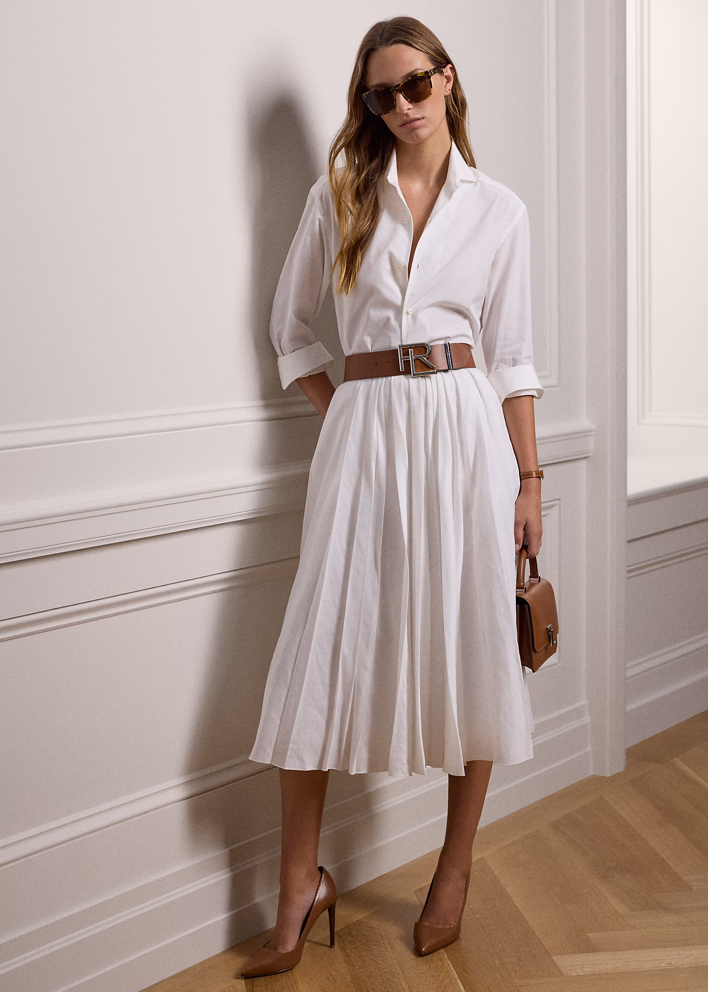 Faltenrock Arnav aus Leinenmischung - RALPH LAUREN OUTLET