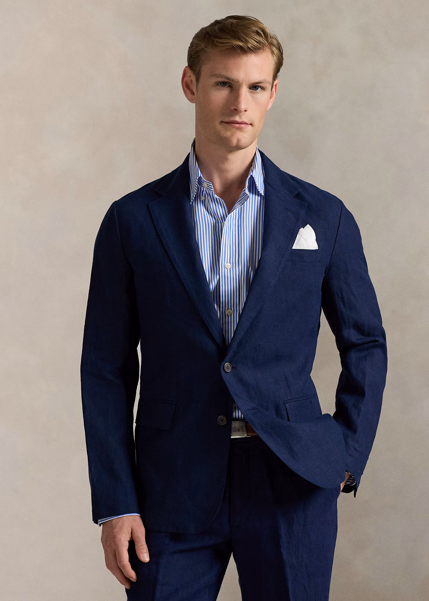 Modern-Fit Leinen-Anzugjacke Polo Soft - RALPH LAUREN OUTLET