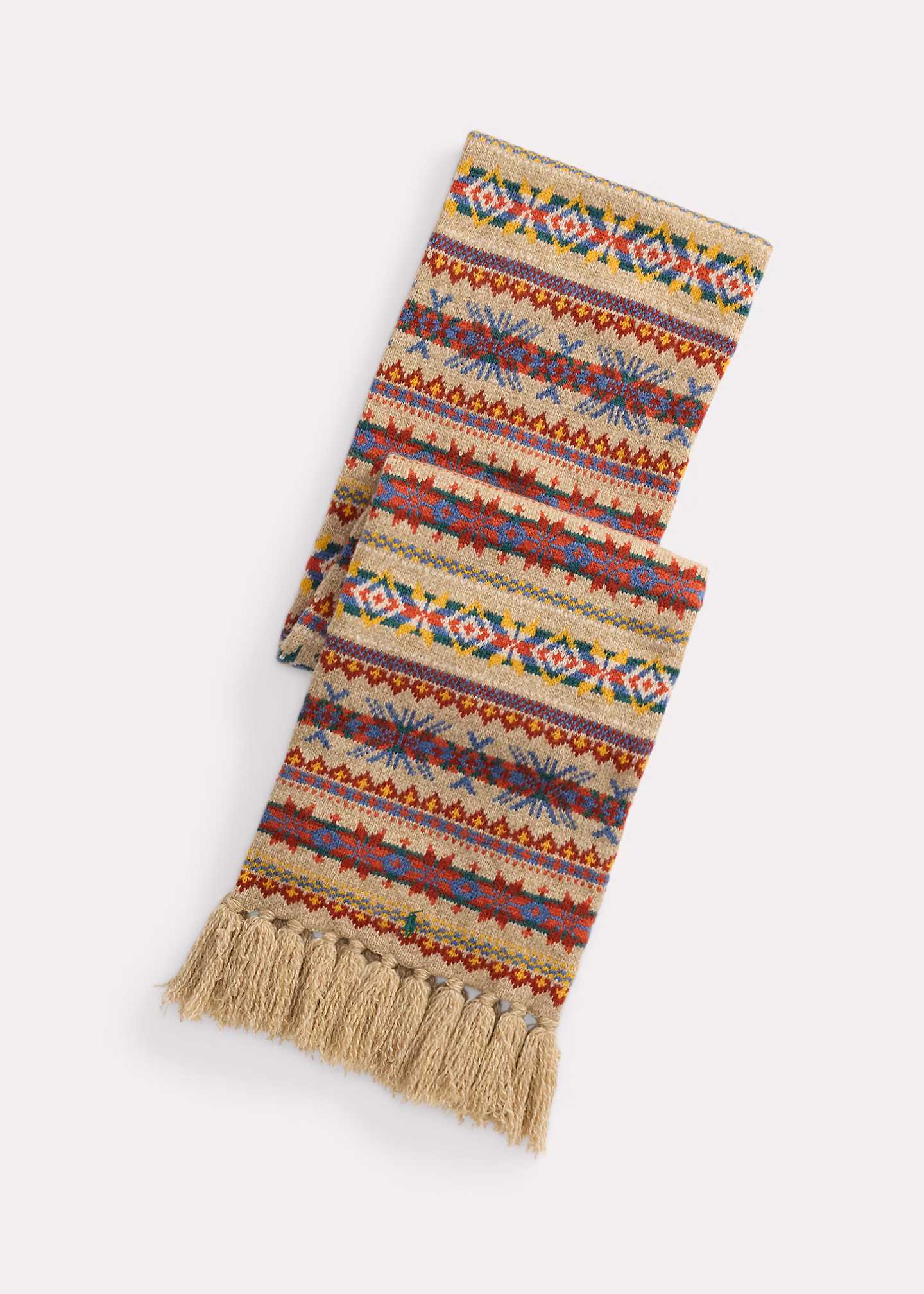 Fair-Isle-Schal mit Fransen - RALPH LAUREN OUTLET