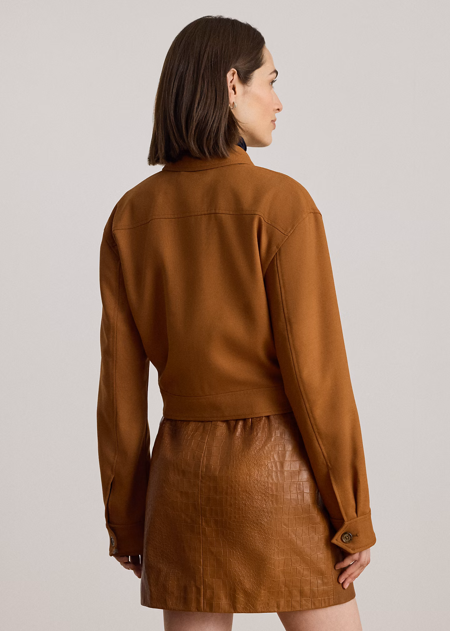 Verkürzte Serge-Jacke mit Schnallen - RALPH LAUREN OUTLET