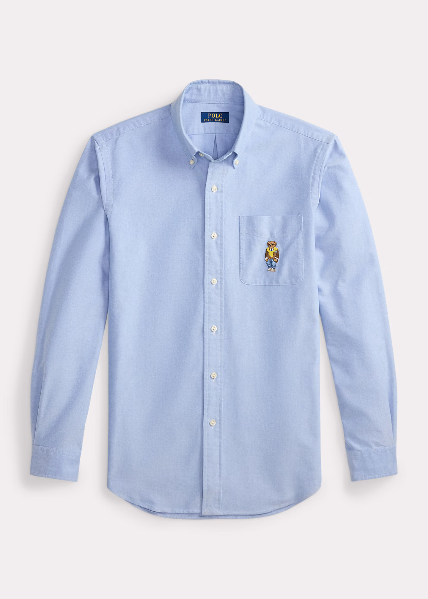 Custom-Fit Oxfordhemd mit Polo Bear - RALPH LAUREN OUTLET