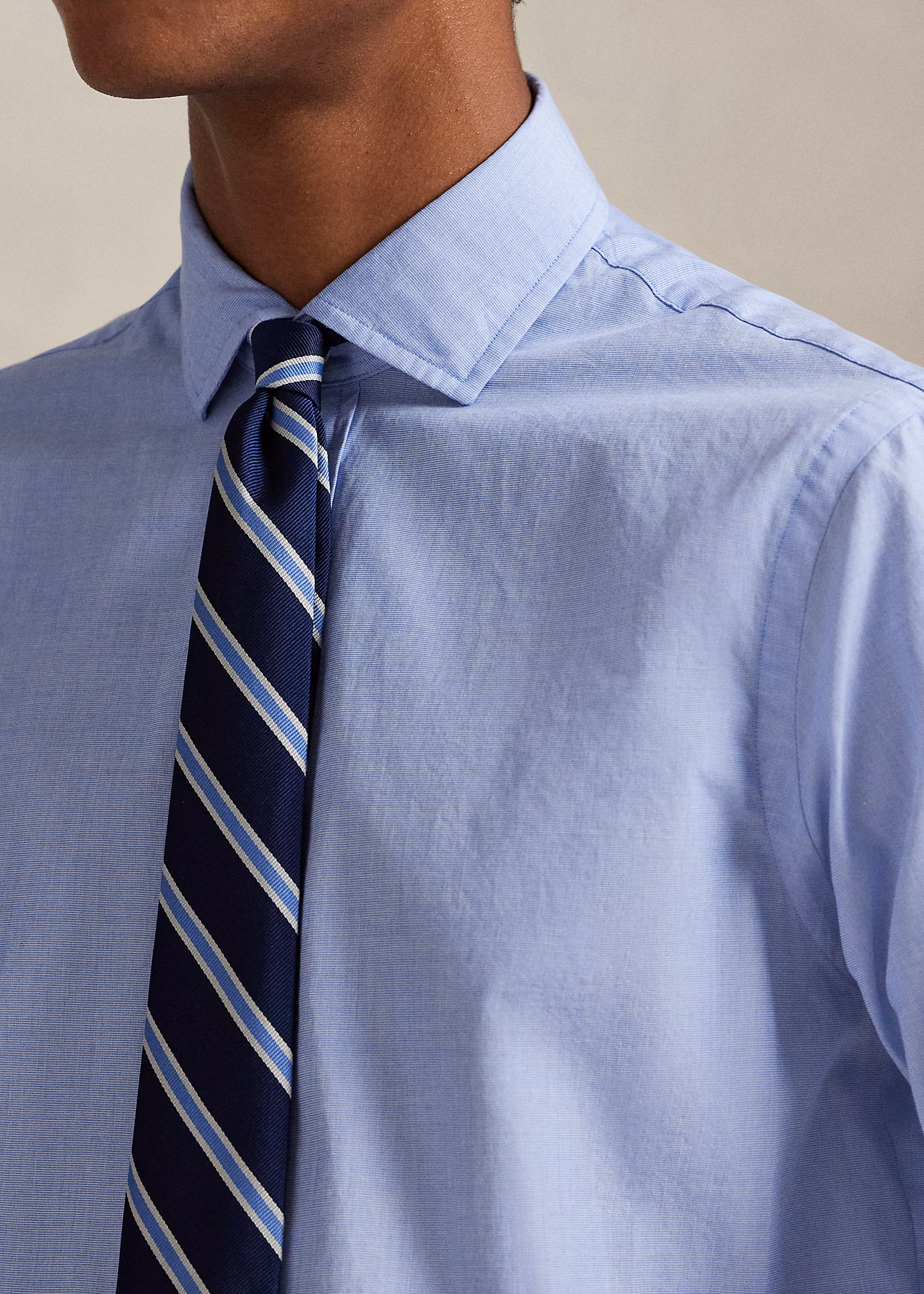 Classic-Fit Fil-à-Fil-Hemd - RALPH LAUREN OUTLET