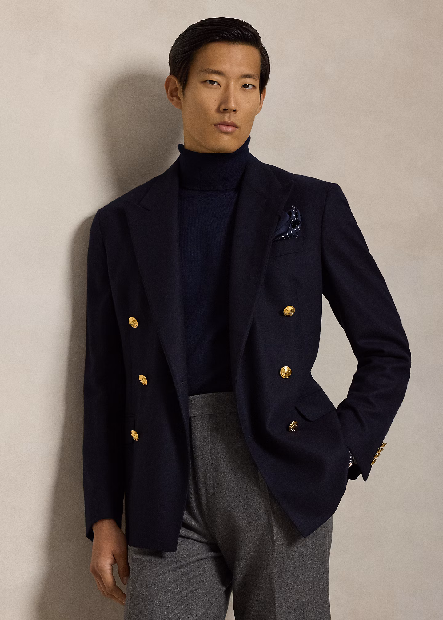 Waschbarer Rollkragenpullover aus Wolle - RALPH LAUREN OUTLET