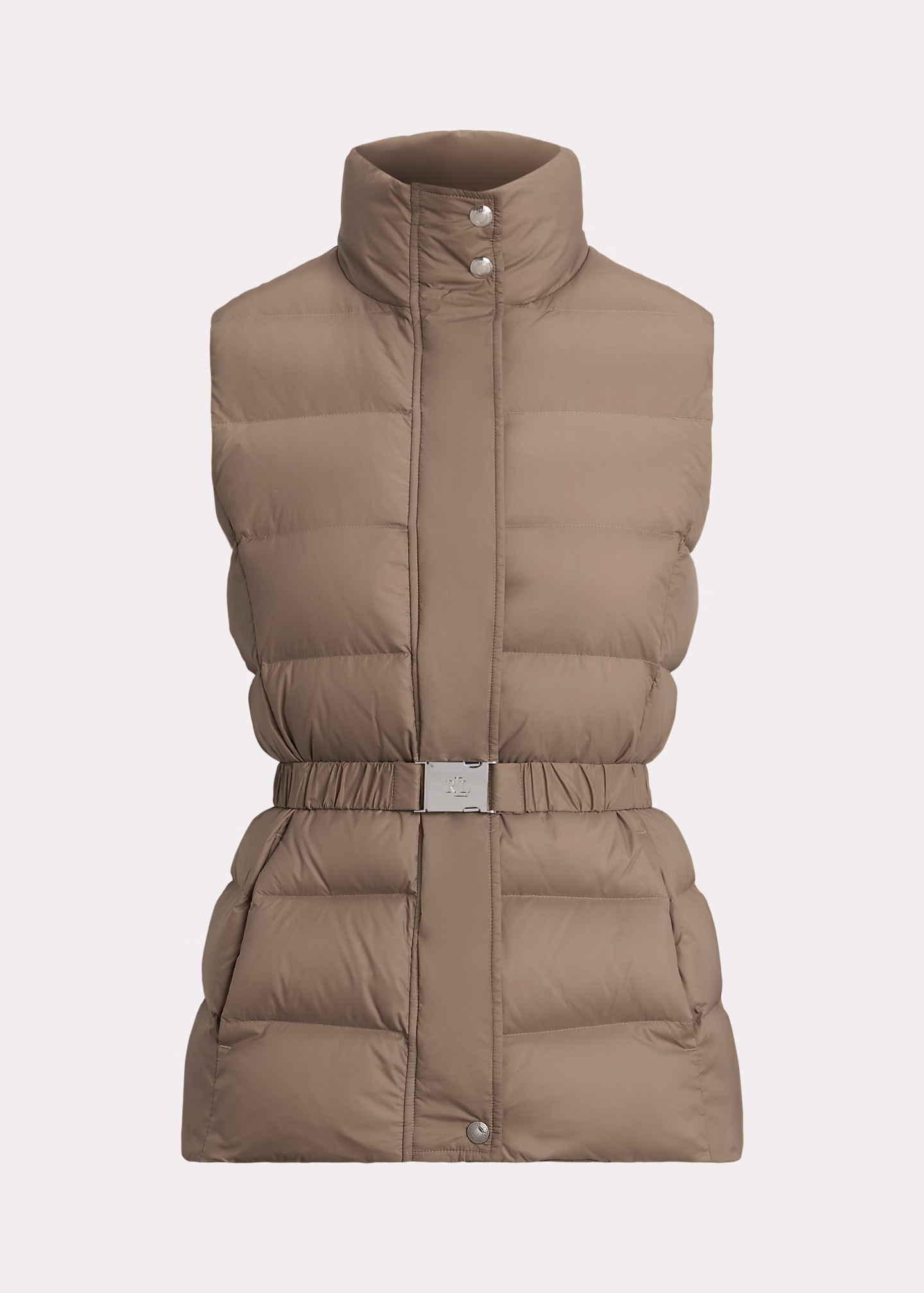 Doppelt gesteppte Daunenweste mit Gürtel - RALPH LAUREN OUTLET
