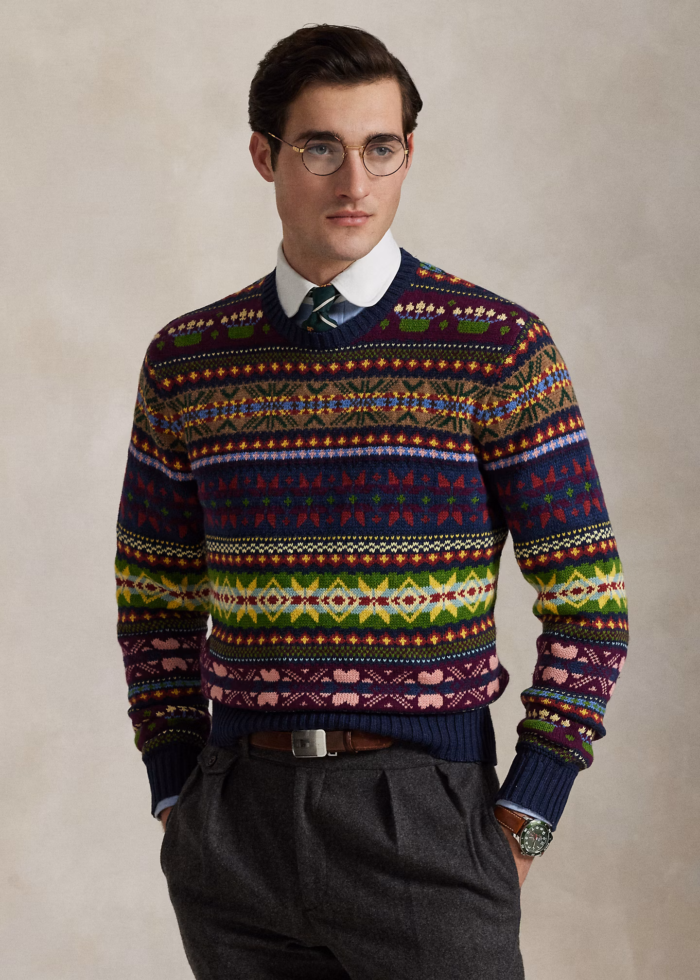 Fair-Isle-Pullover aus Baumwollmischung - RALPH LAUREN OUTLET