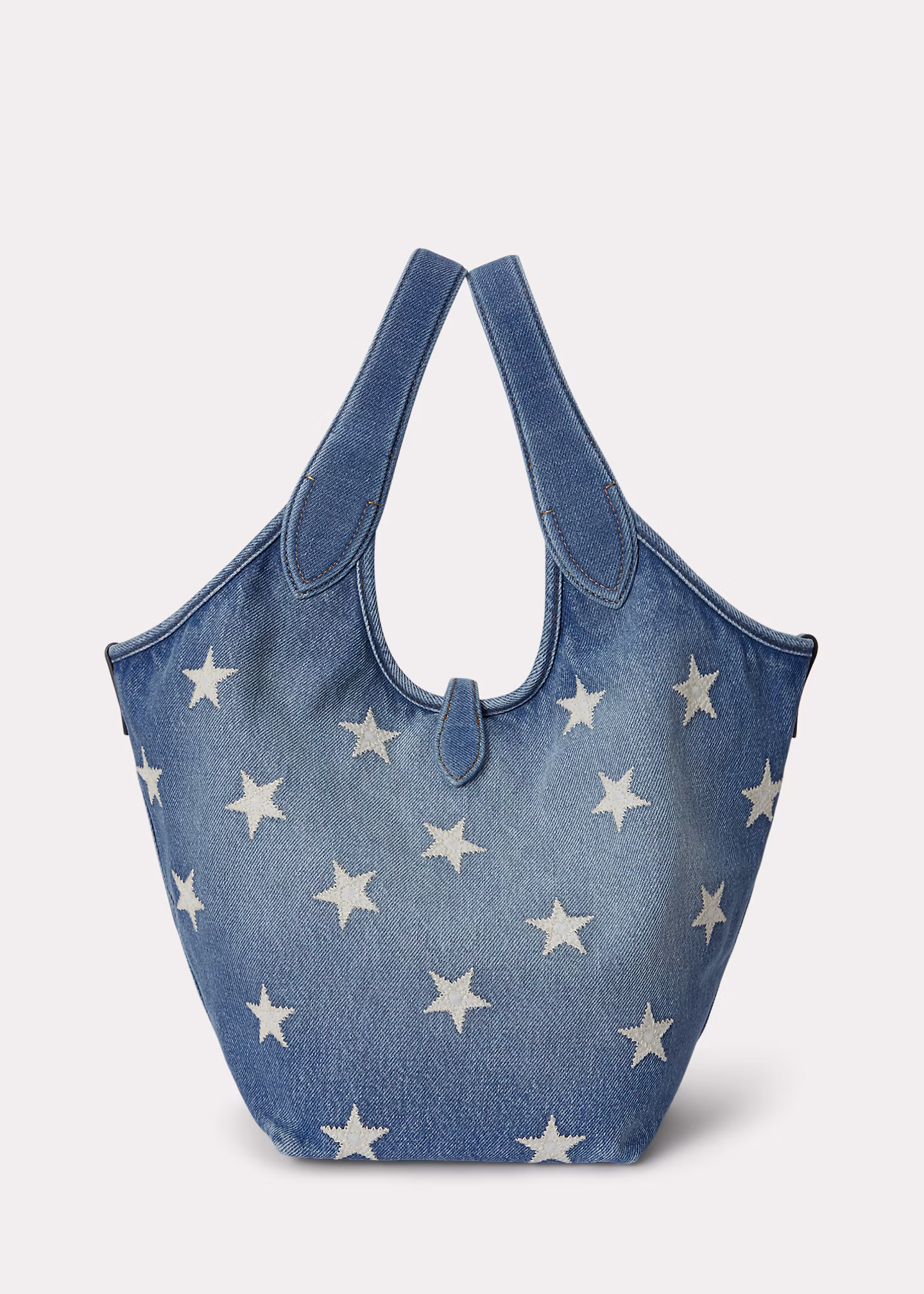 Denim-Tragetasche Polo Play mit Sternen - RALPH LAUREN OUTLET