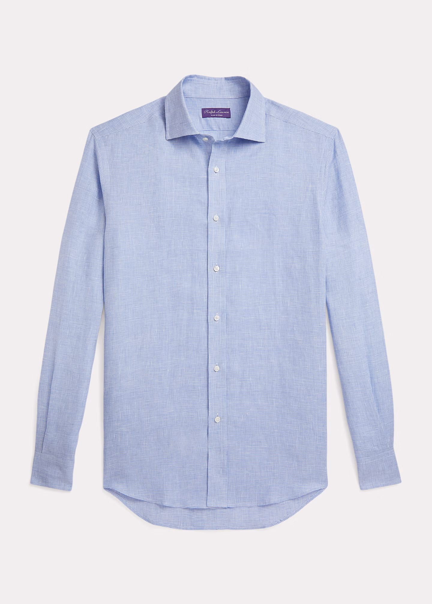 Leinenhemd mit Hahnentrittmuster - RALPH LAUREN OUTLET