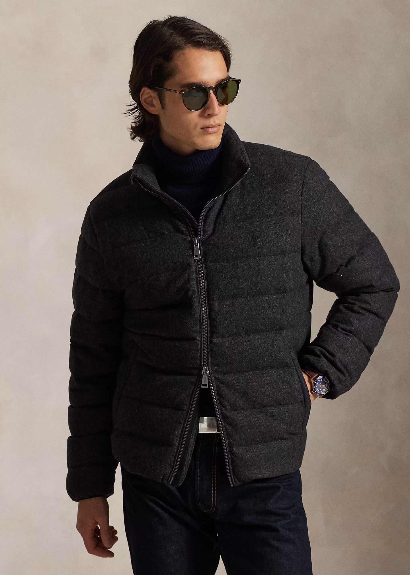 Die Fischgrat-Daunenjacke Colden - RALPH LAUREN OUTLET