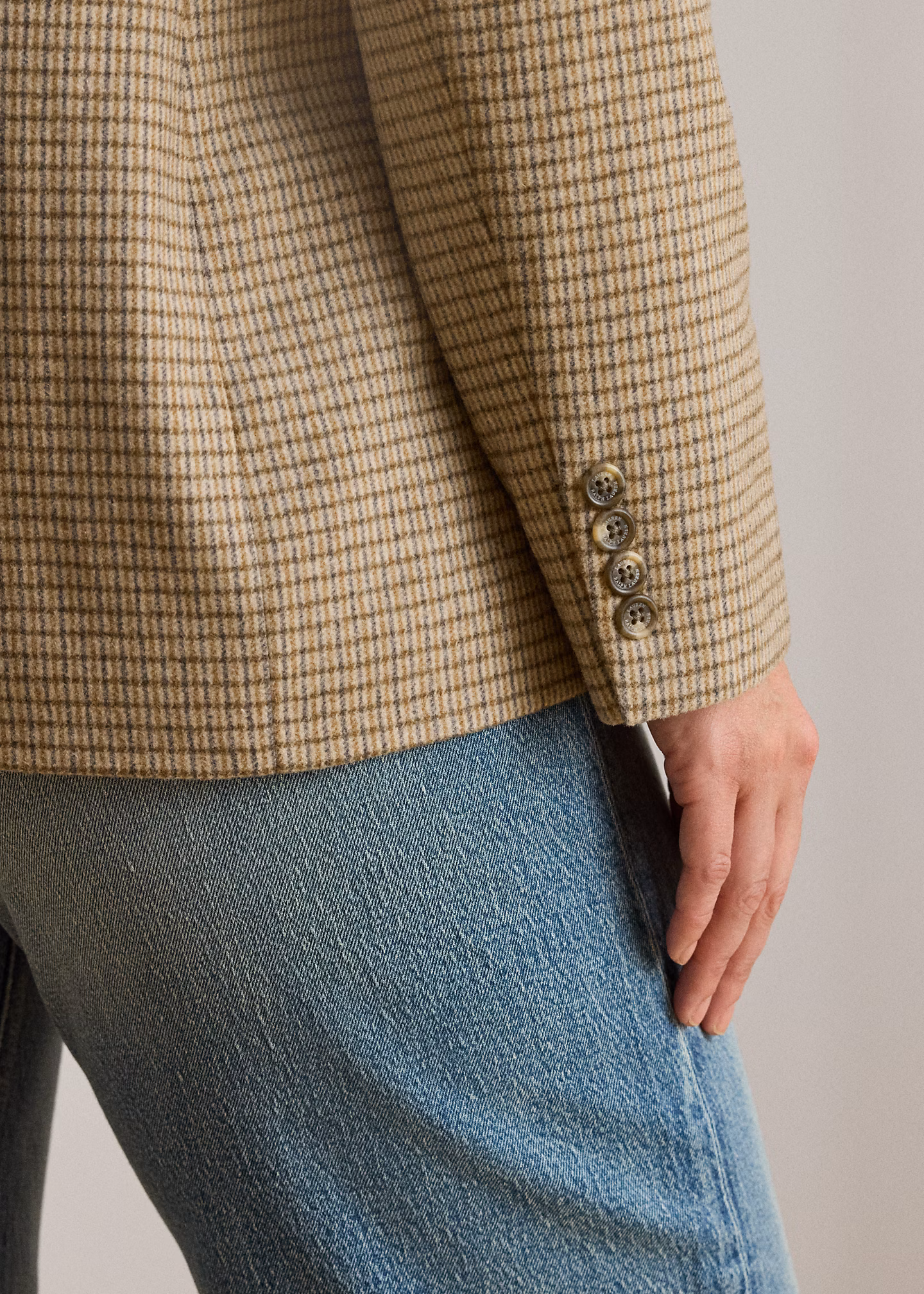 Zweireihiger Twillblazer mit Wolle - RALPH LAUREN OUTLET