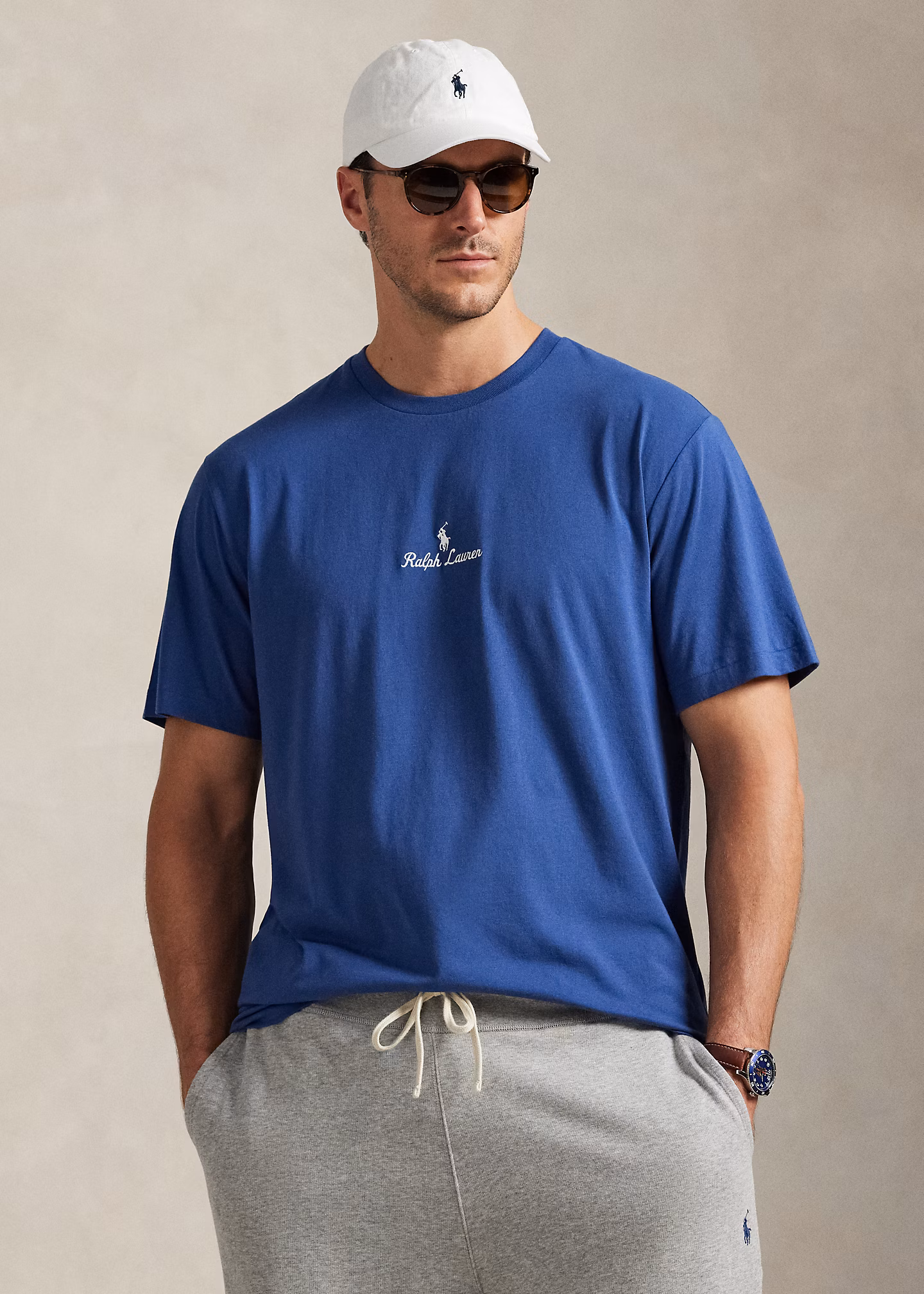 Jersey-T-Shirt mit Logo - RALPH LAUREN OUTLET