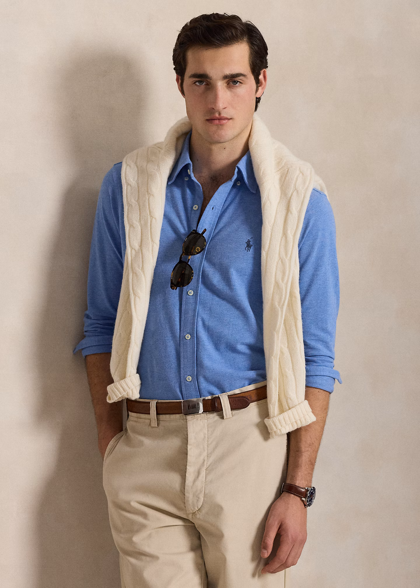 Featherweight Piqué-Hemd - RALPH LAUREN OUTLET