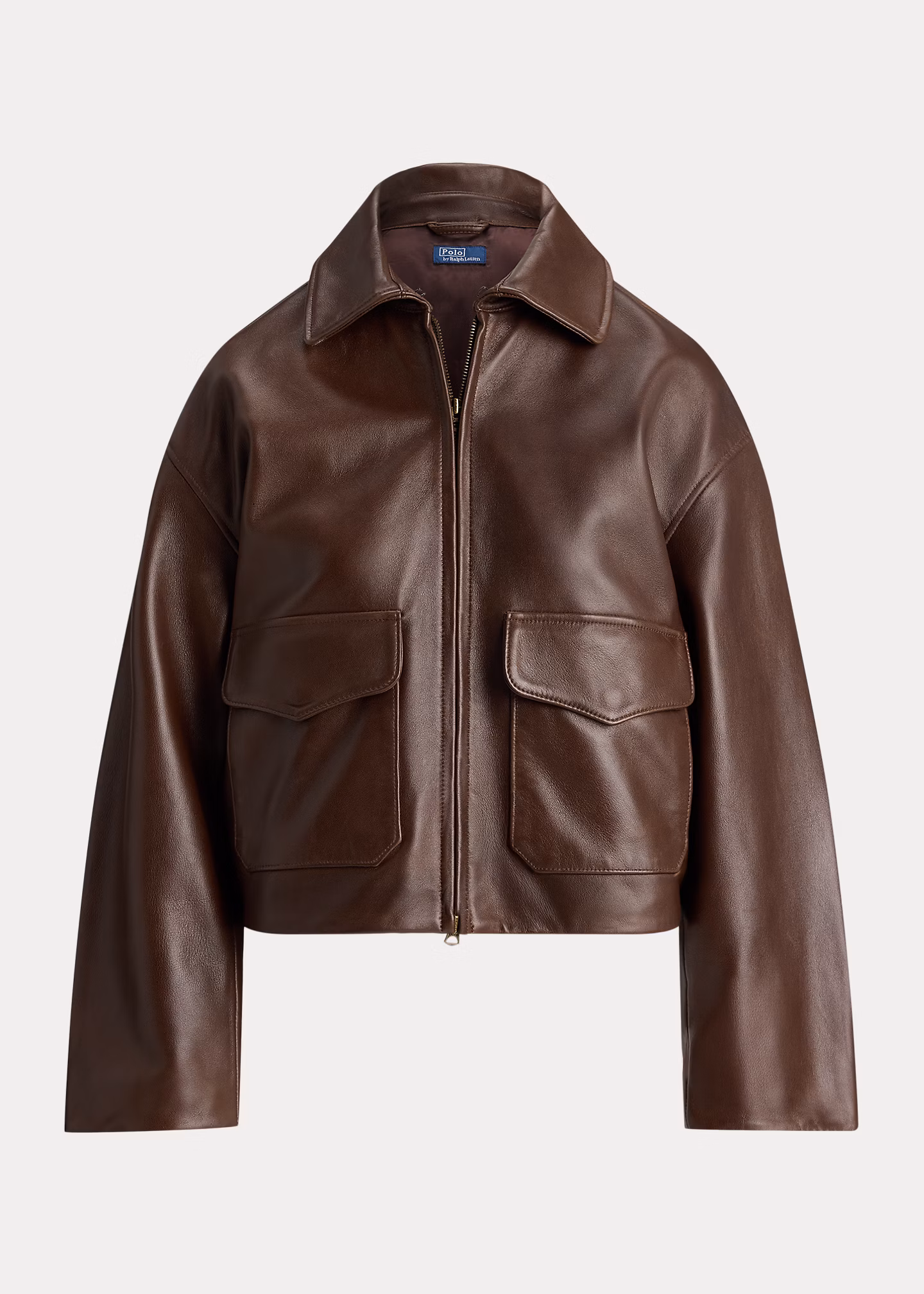 Verkürzte Lederjacke - RALPH LAUREN OUTLET