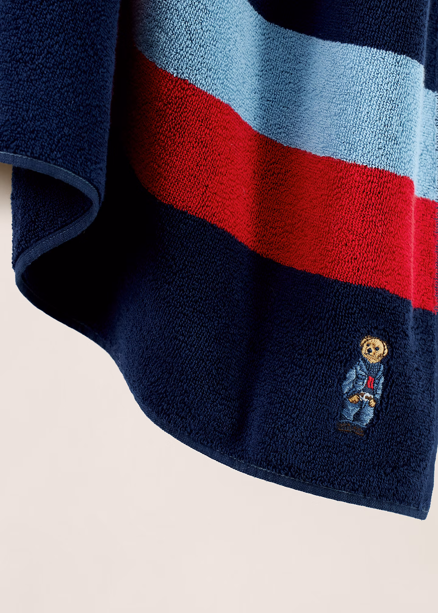 Strandtuch mit Denim Polo Bear - RALPH LAUREN OUTLET