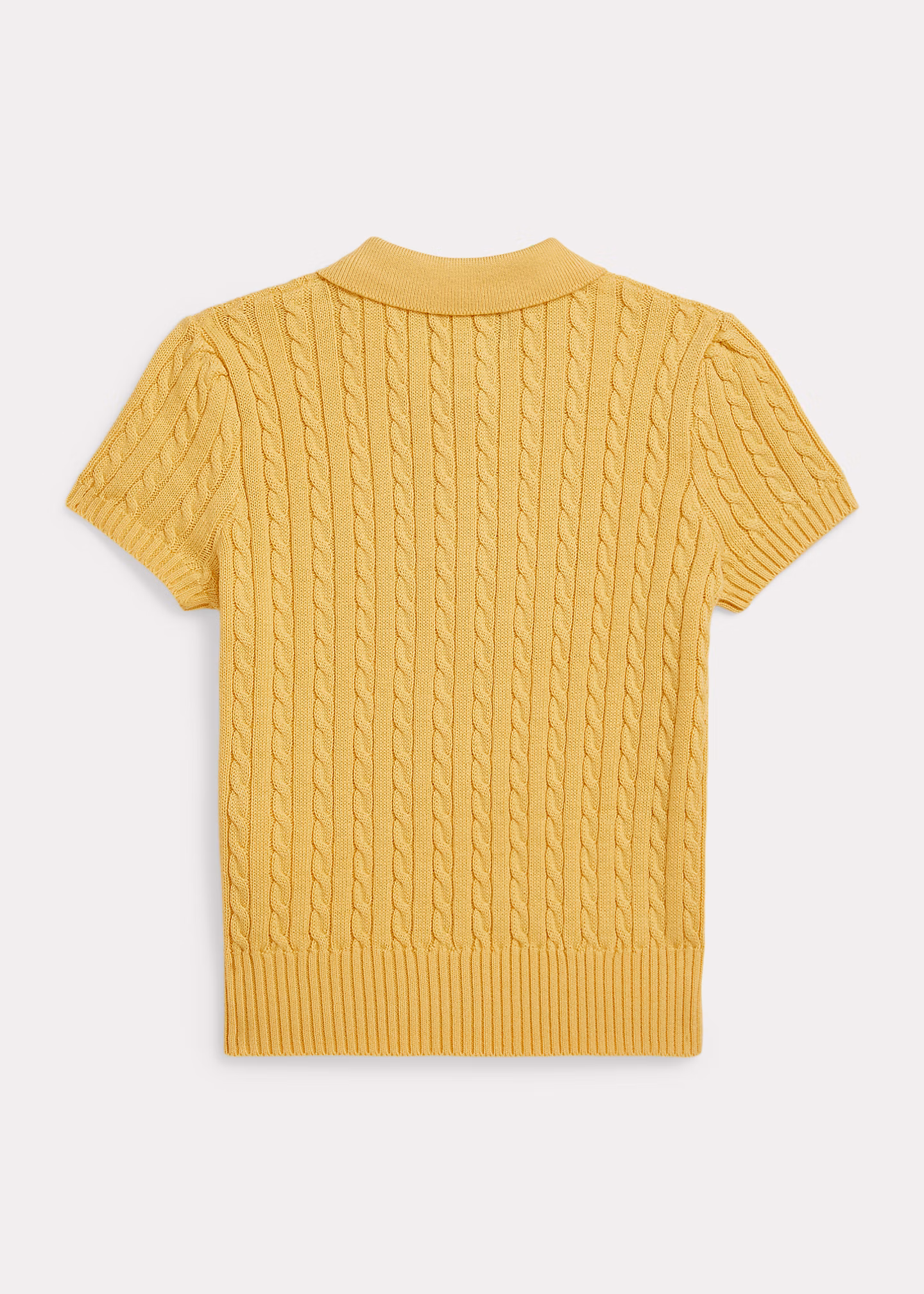 Polo-Pullover mit Mini-Zopfmuster - RALPH LAUREN OUTLET