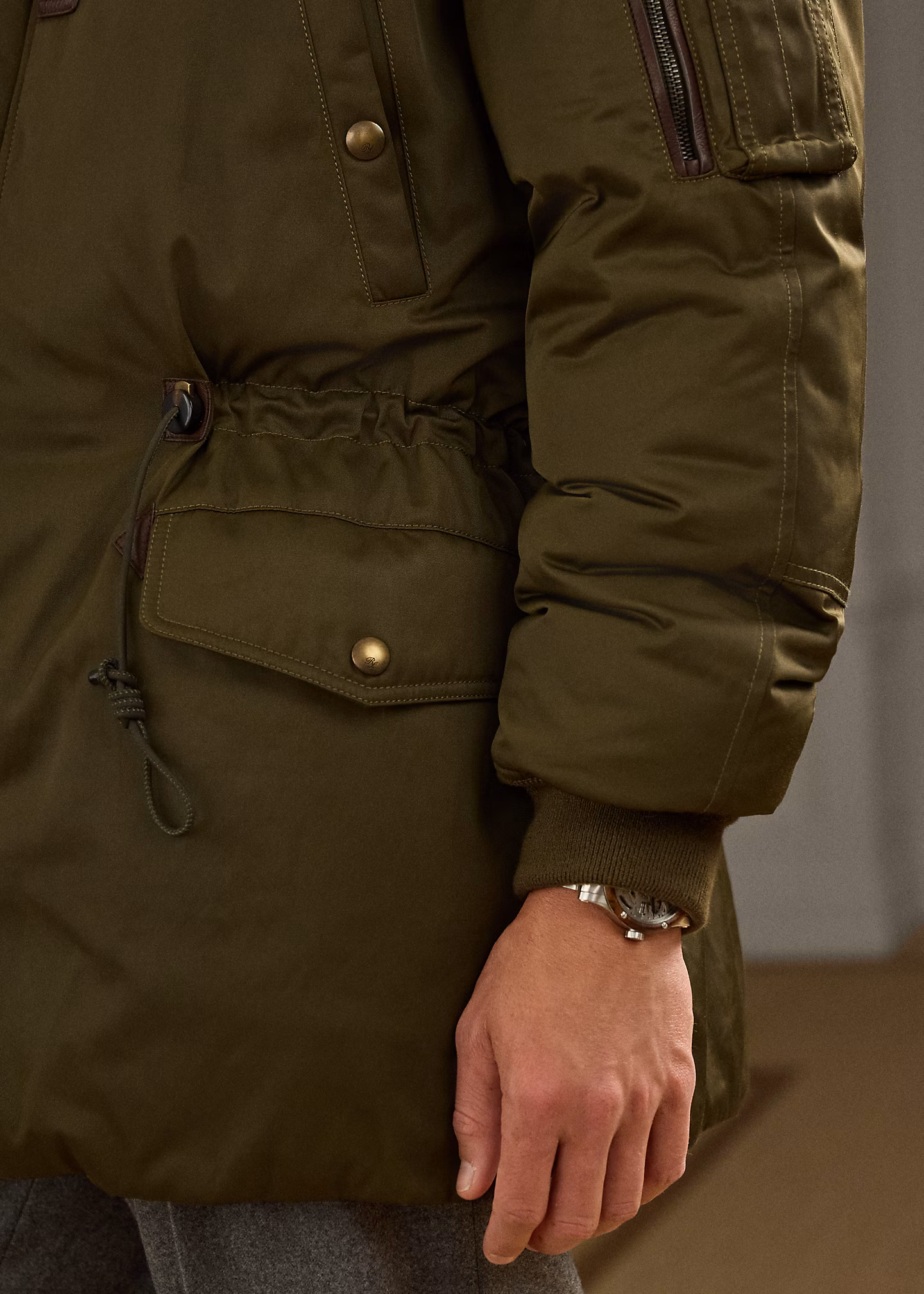 Daunenparka mit Lammfellbesatz - RALPH LAUREN OUTLET