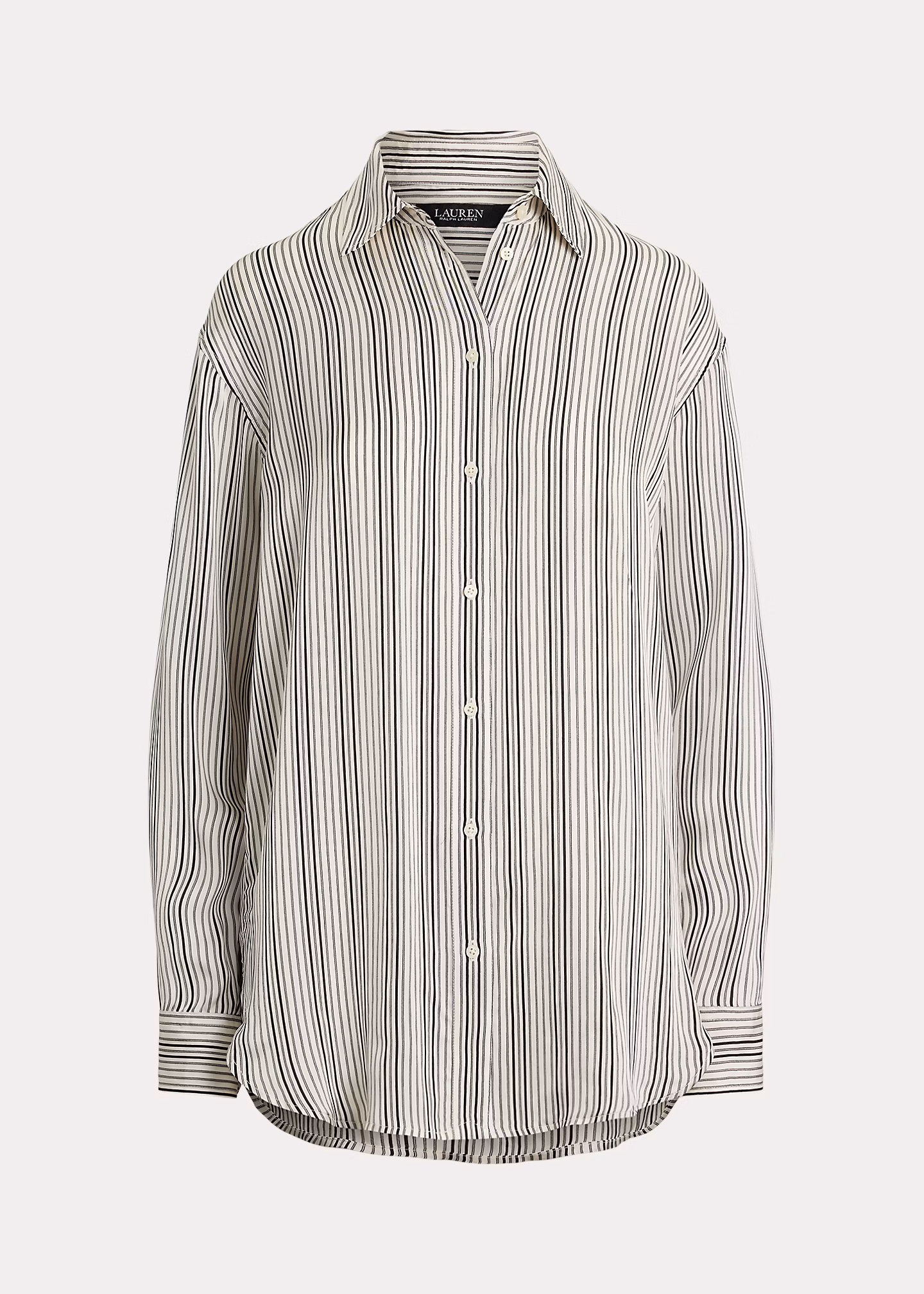 Relaxed-Fit Satinhemd mit Streifen - RALPH LAUREN OUTLET