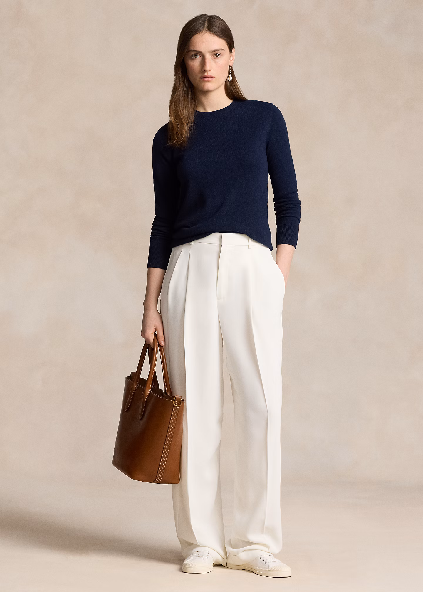 Bacall-Hose aus Satin - RALPH LAUREN OUTLET