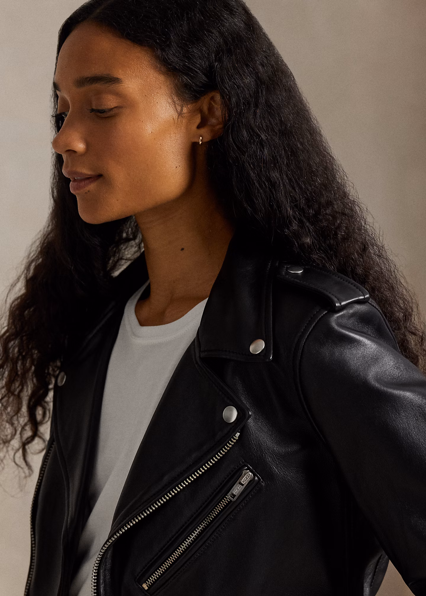 Bikerjacke aus Schafsleder - RALPH LAUREN OUTLET