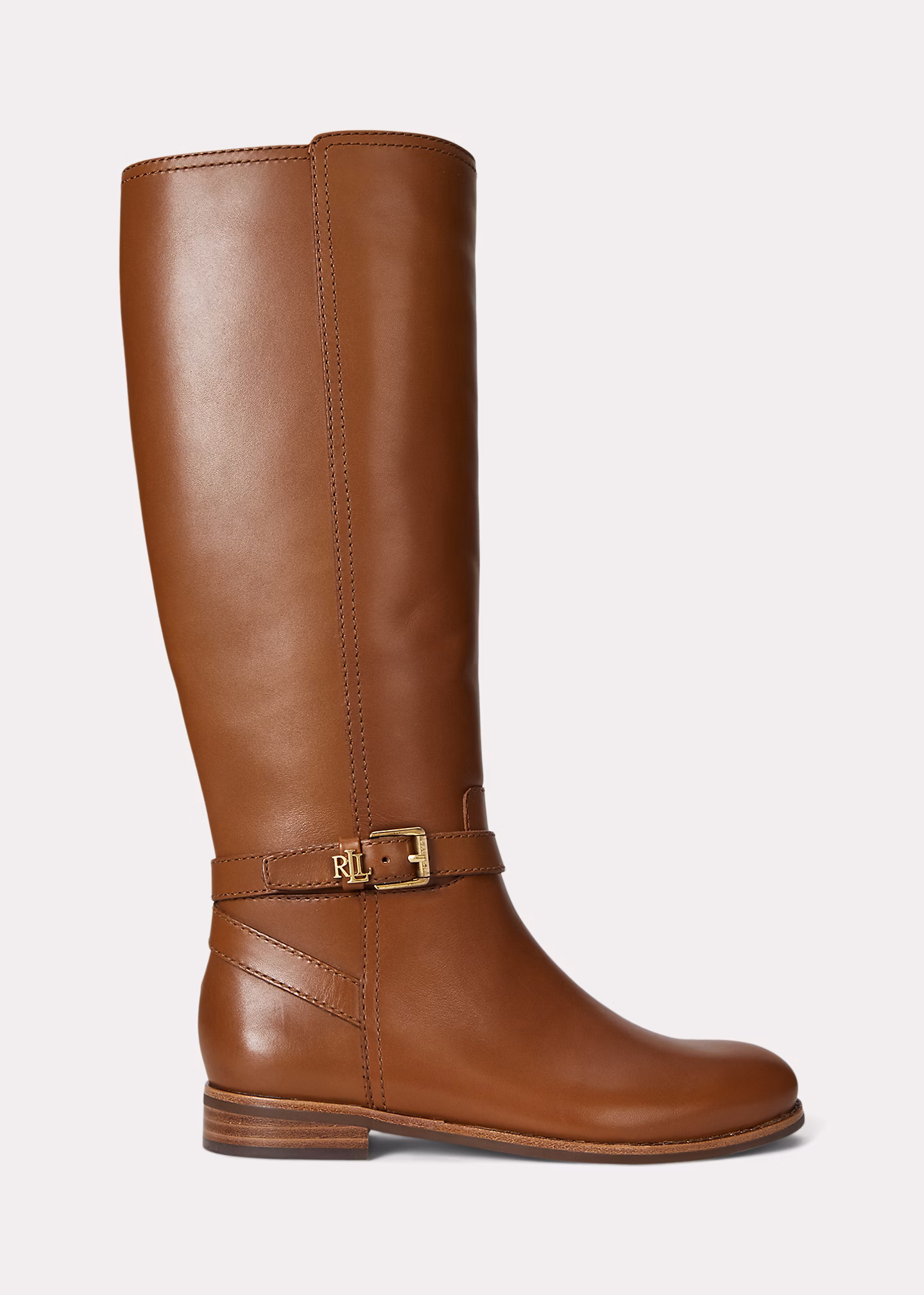 Hoher Stiefel Brooke II aus Kalbsleder - RALPH LAUREN OUTLET