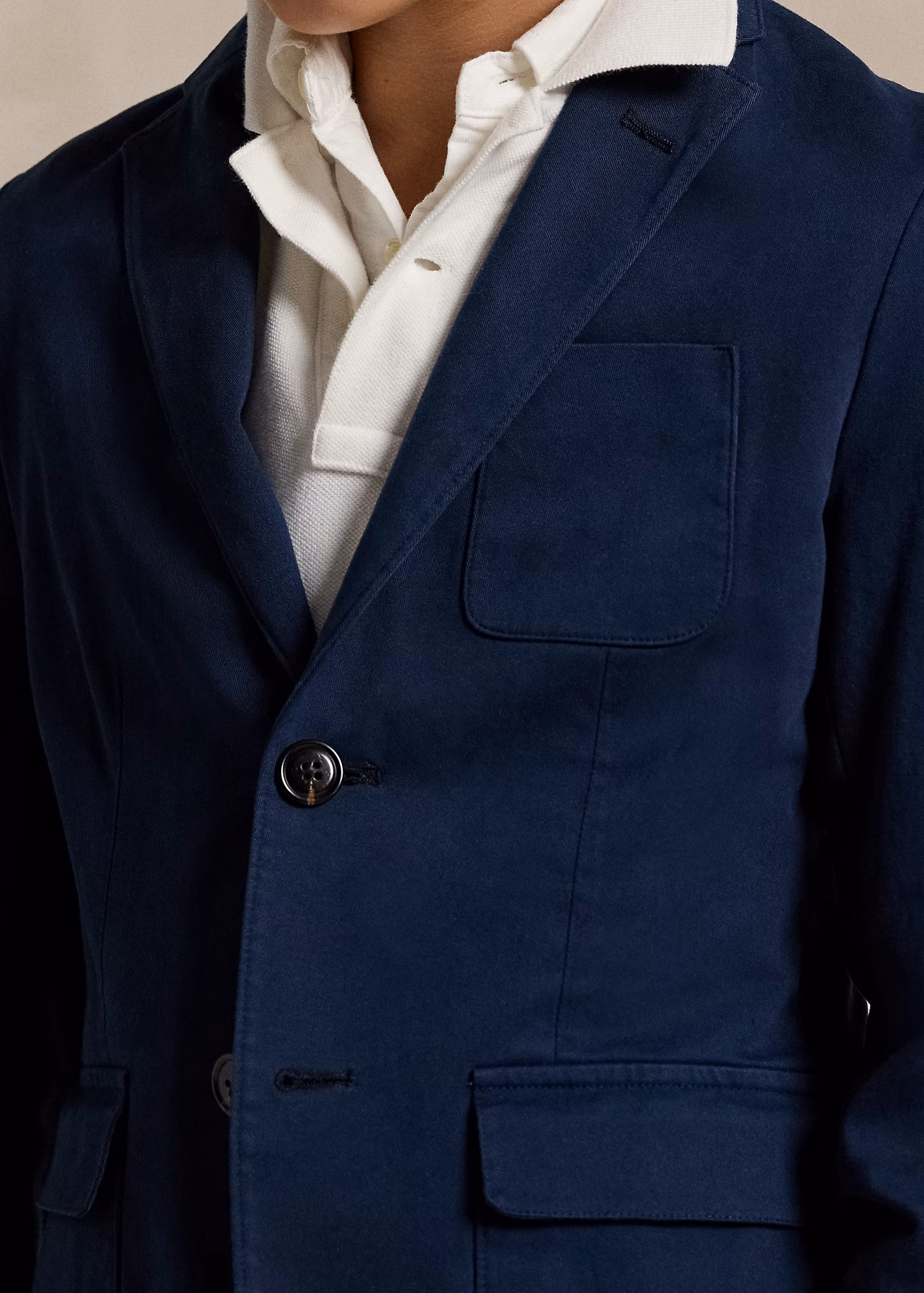 Anzugjacke aus Stretch-Chino - RALPH LAUREN OUTLET