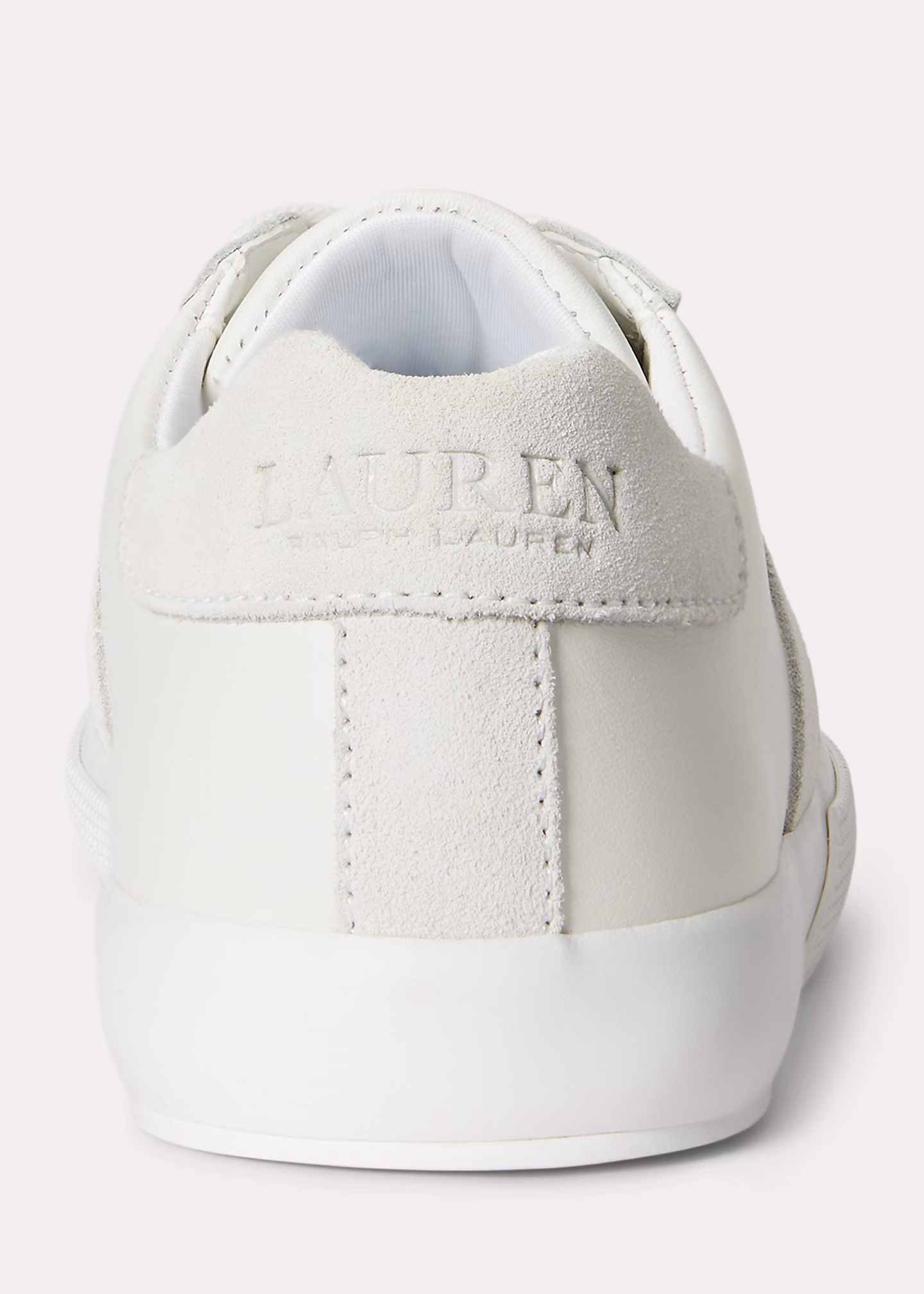 Sneaker Braylee aus Leder und Wildleder - RALPH LAUREN OUTLET