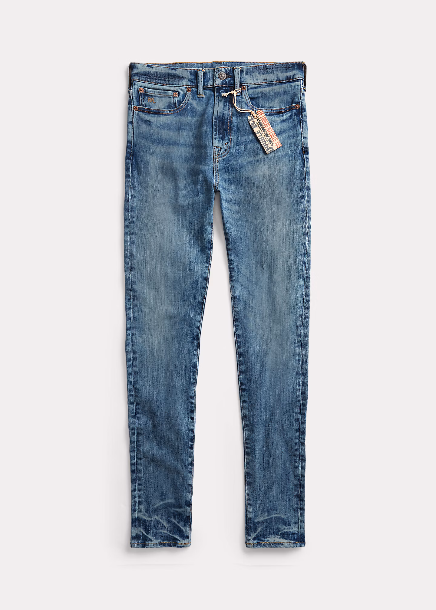 Skinny-Fit Stretchjeans mit hohem Bund - RALPH LAUREN OUTLET