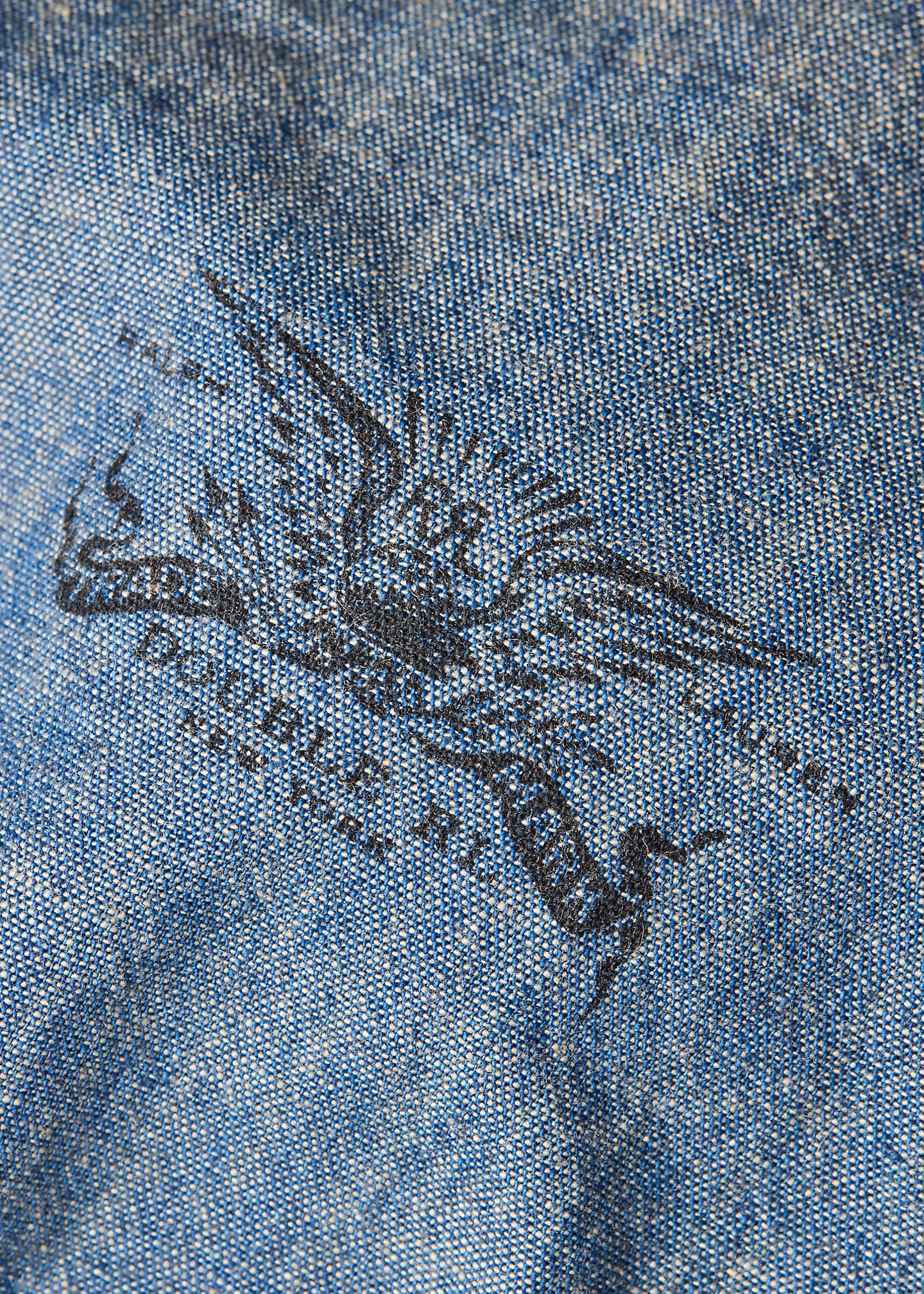 Denim-Zeitungsjungenkappe in Indigo - RALPH LAUREN OUTLET