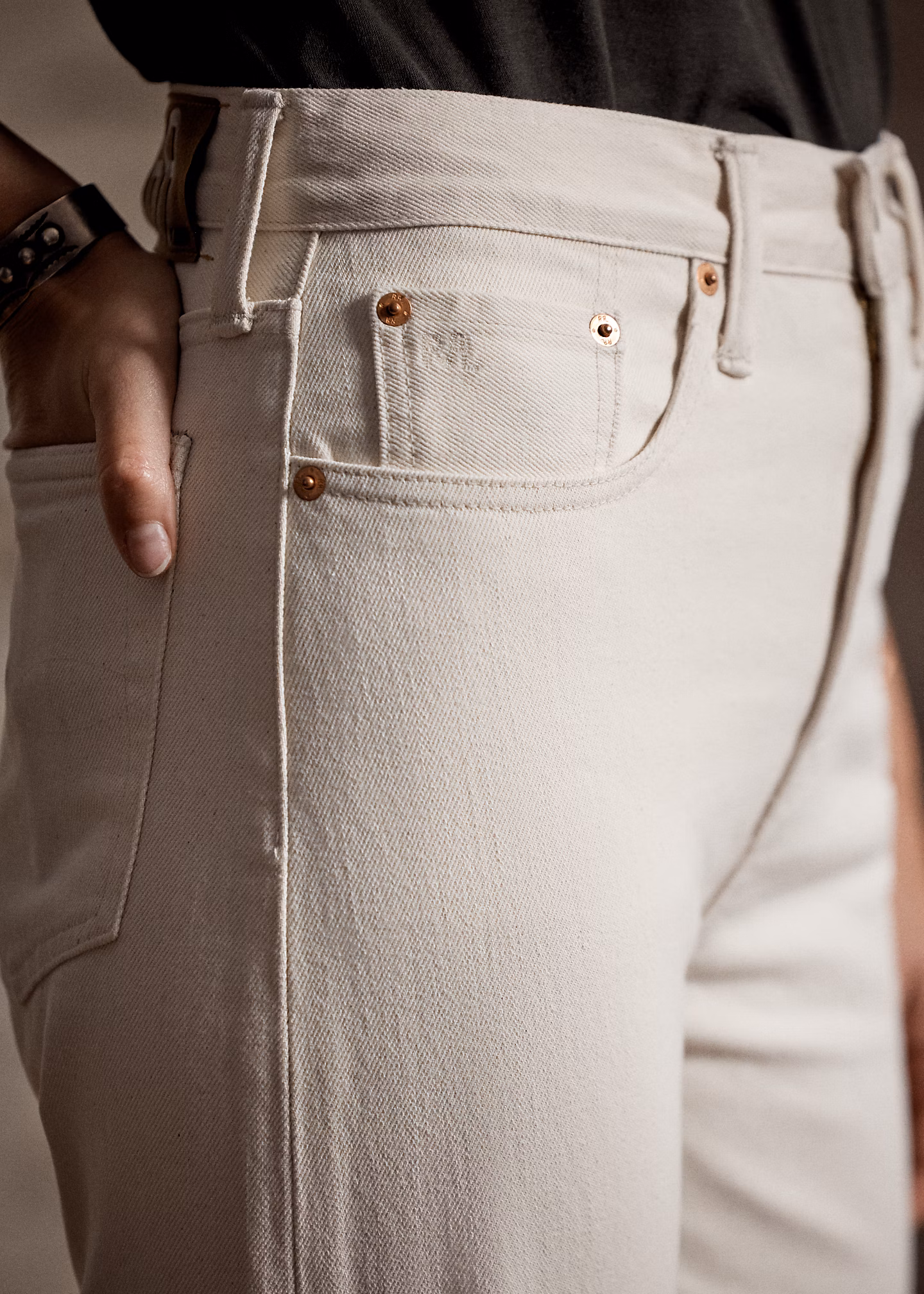 Straight-Fit Jeans aus Natur-Denim - RALPH LAUREN OUTLET