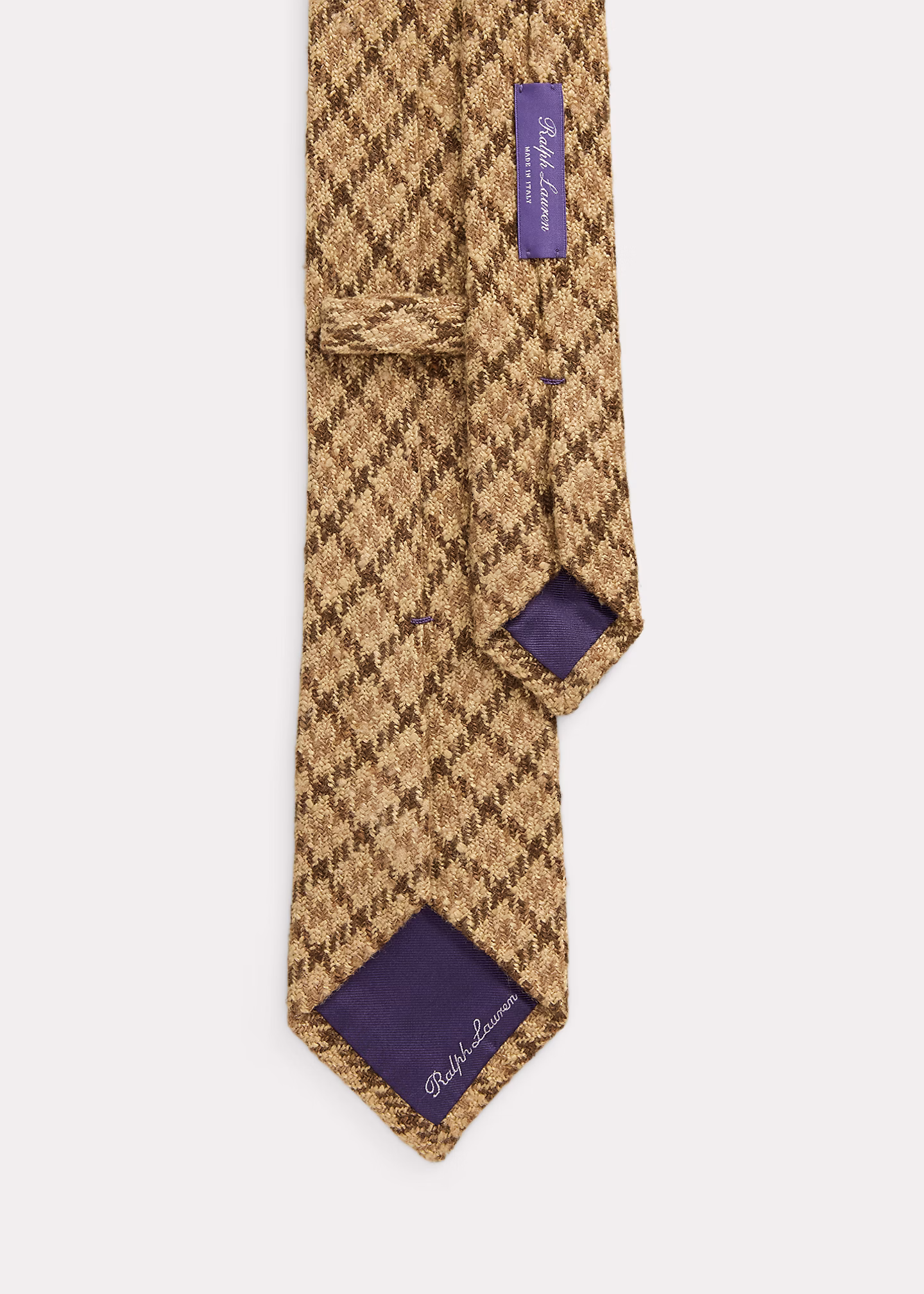 Wollkrawatte mit Hahnentritt-Karomuster - RALPH LAUREN OUTLET