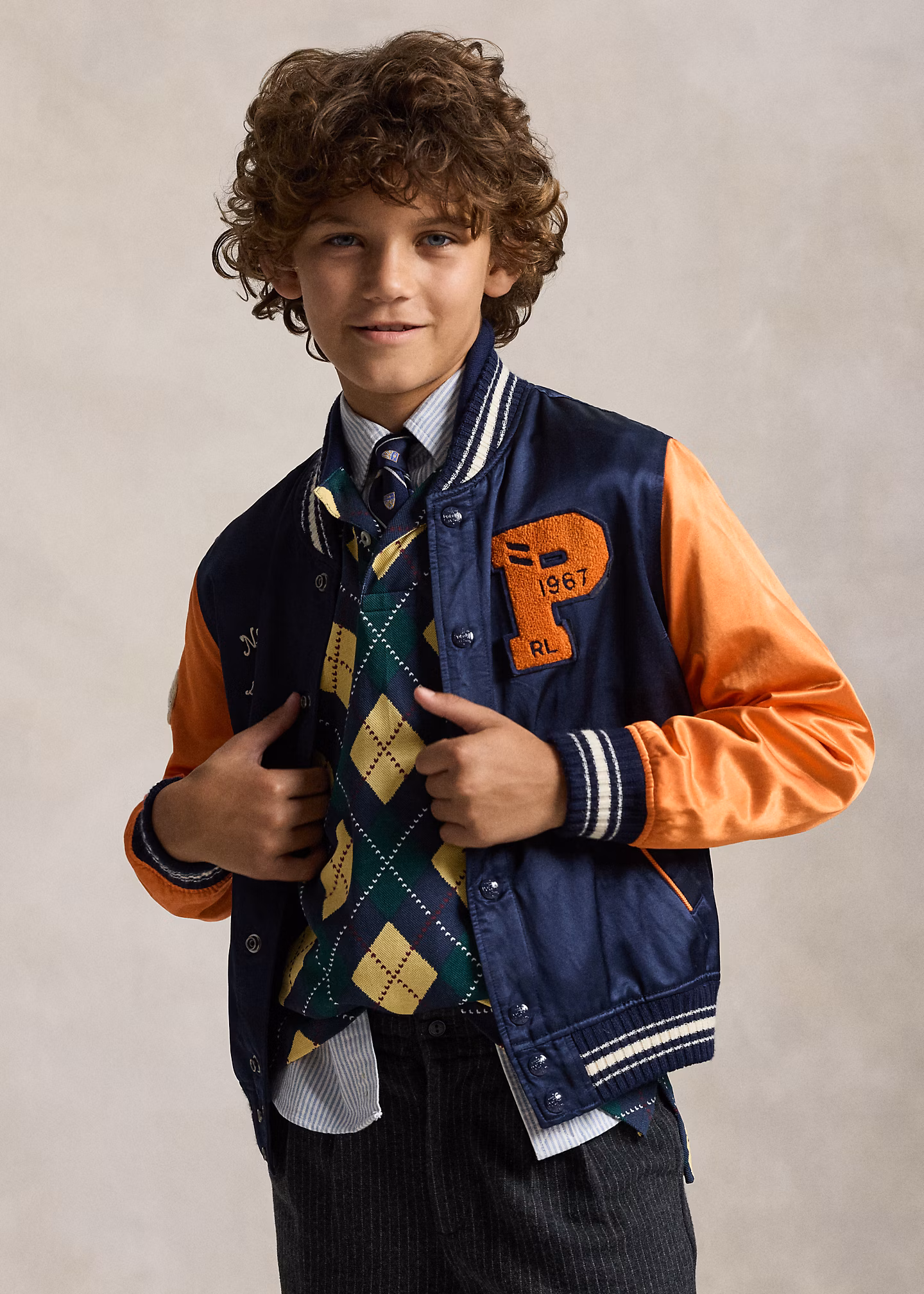 Baseballjacke aus Satin - RALPH LAUREN OUTLET