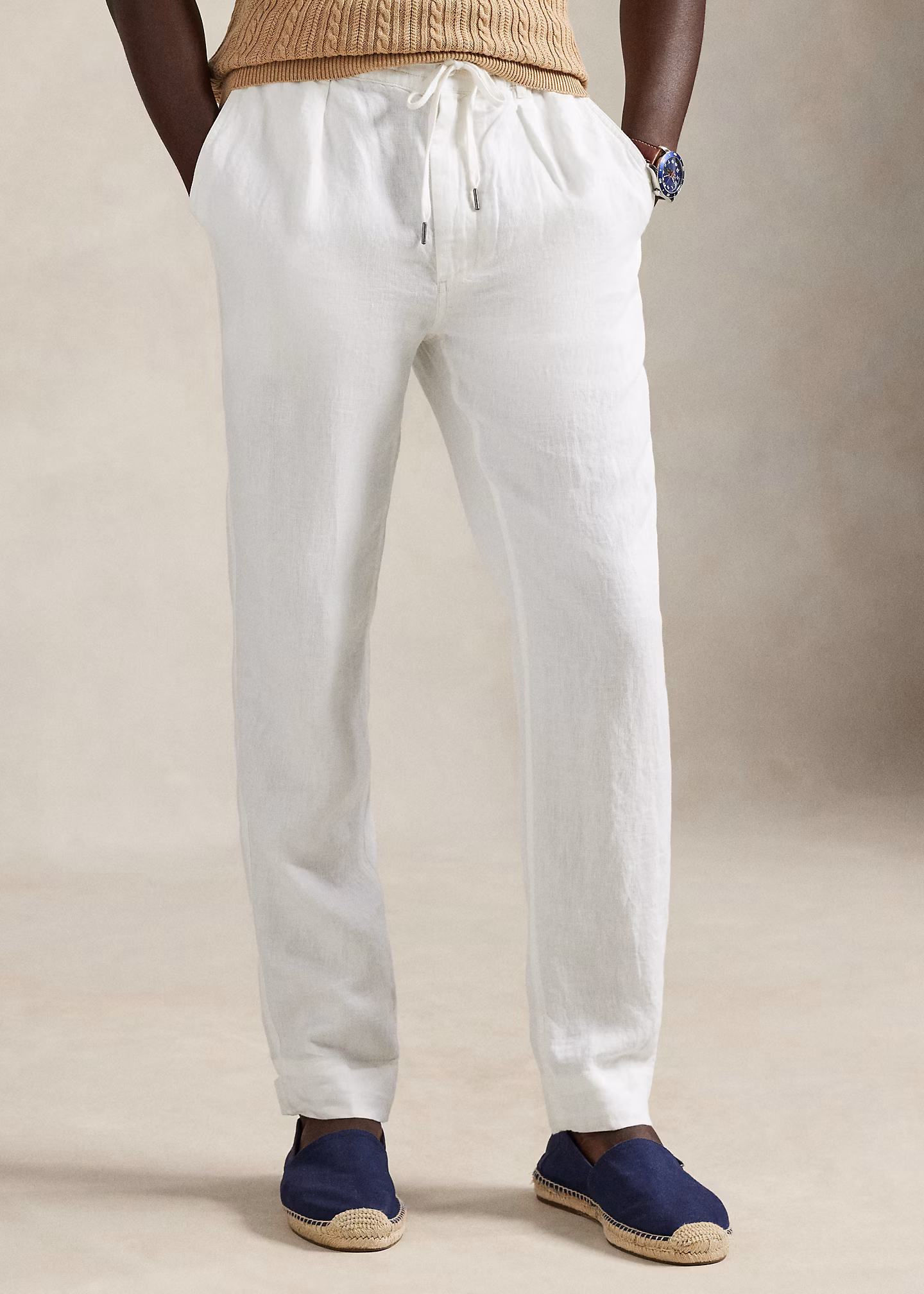 Slim-Tapered-Fit Leinenhose Lateef - RALPH LAUREN OUTLET