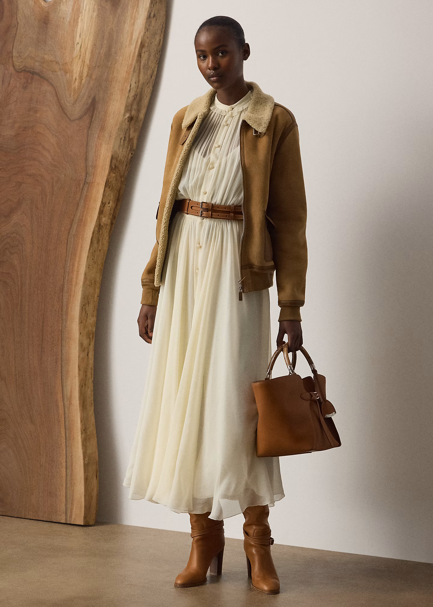 Tageskleid Grantly aus Knitterchiffon - RALPH LAUREN OUTLET