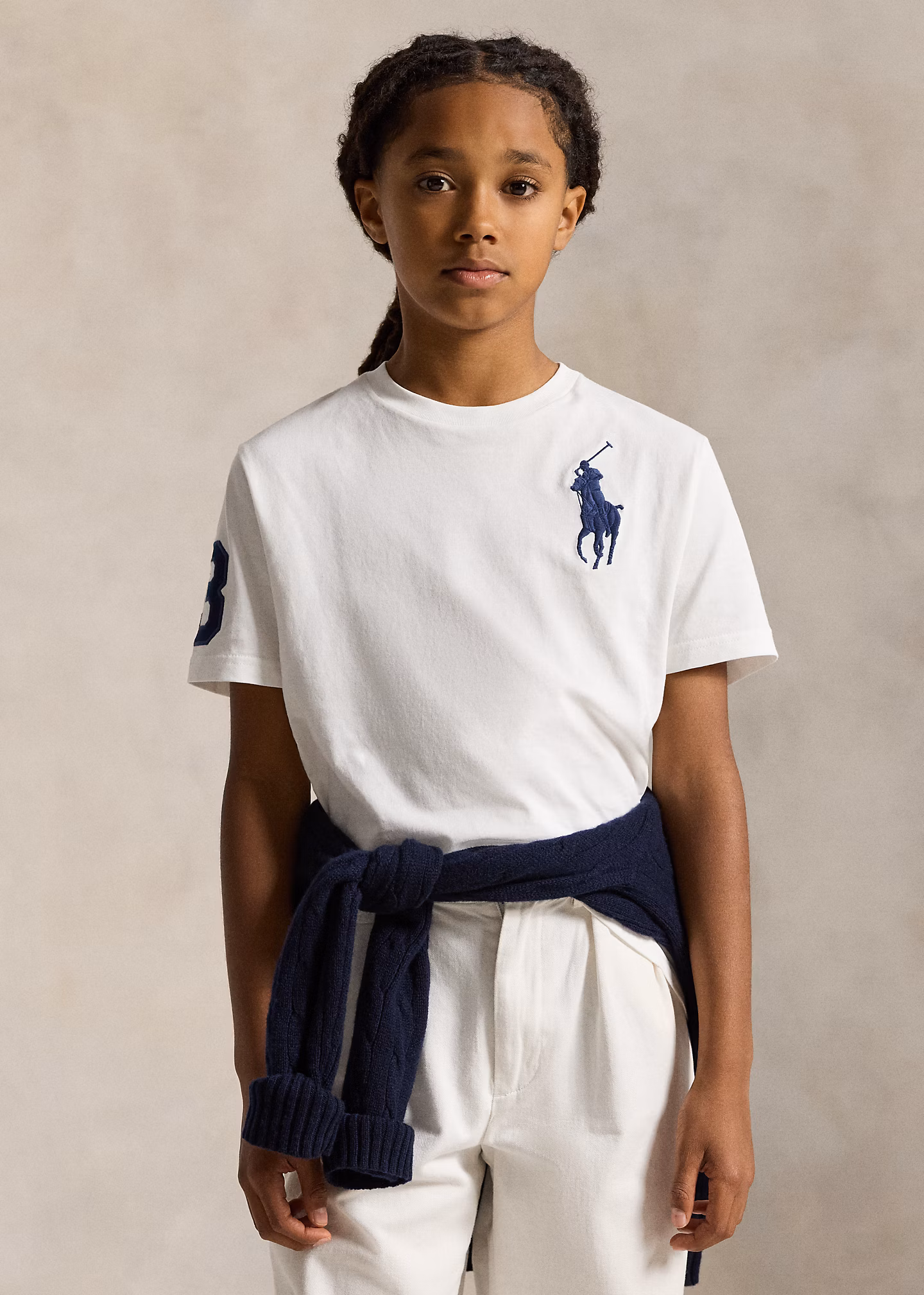 T-Shirt aus Baumwolljersey mit Big Pony - RALPH LAUREN OUTLET