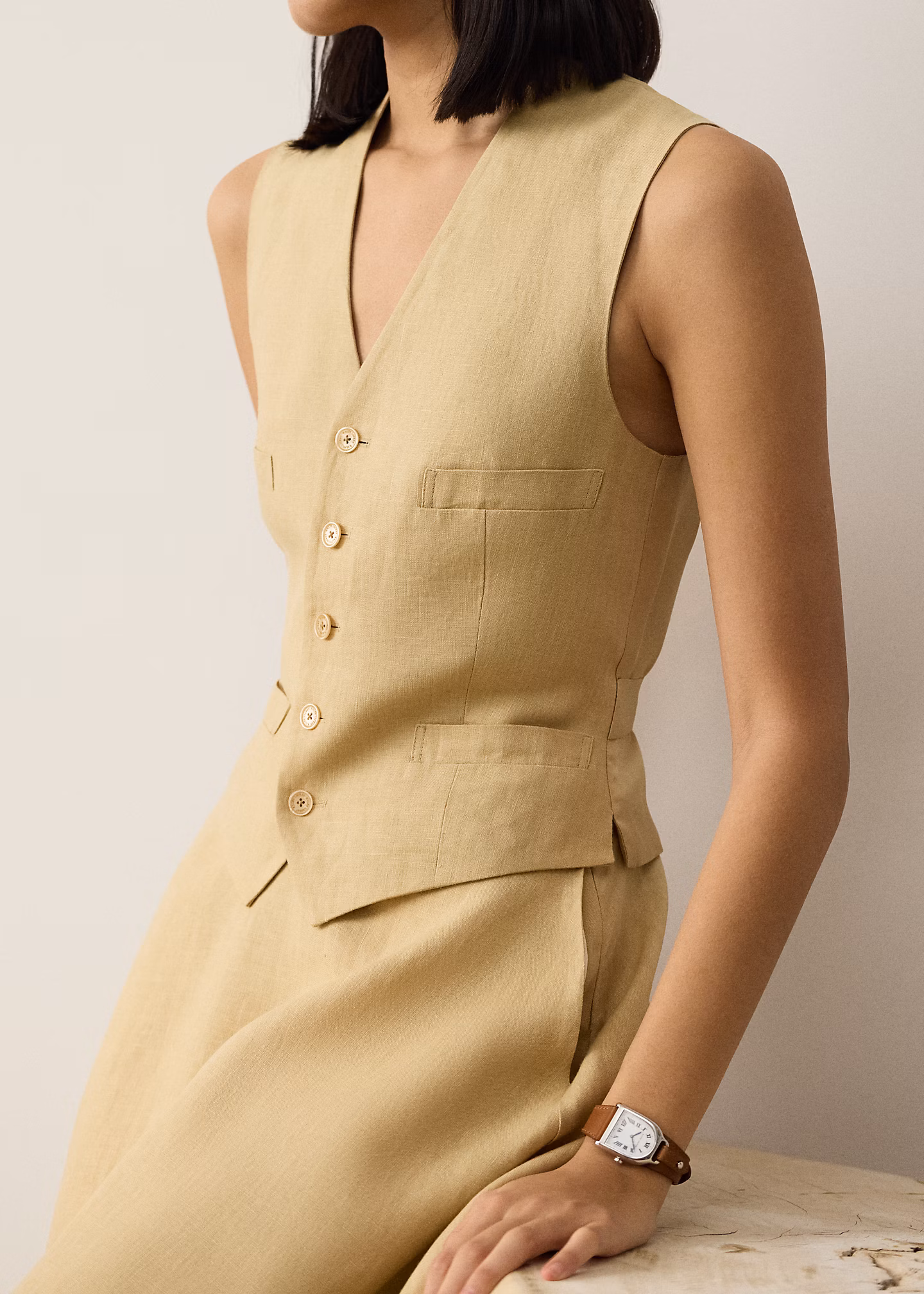 Weste Jaiden aus Leinen - RALPH LAUREN OUTLET