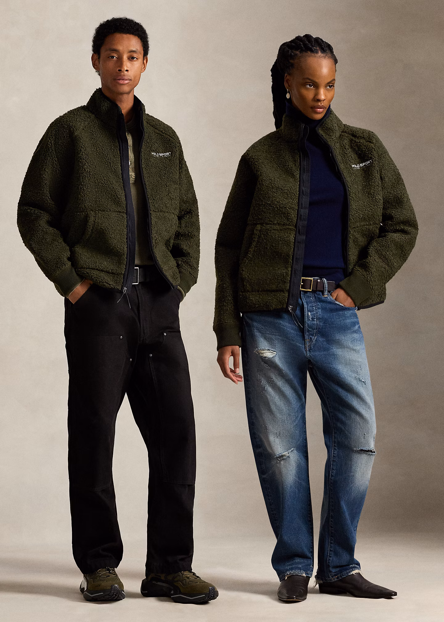 Jacke Polo Sport aus hochflorigem Fleece - RALPH LAUREN OUTLET