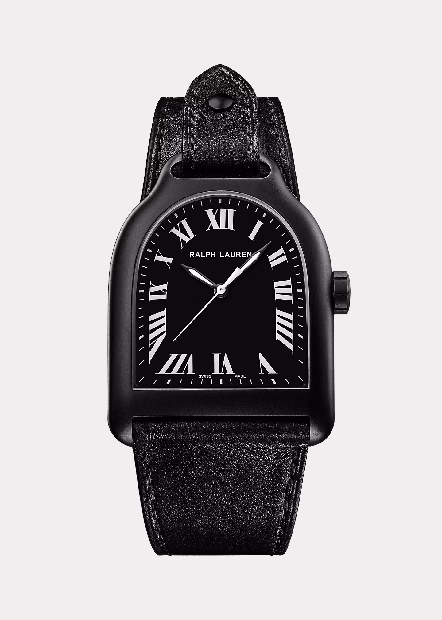 Große Armbanduhr Stirrup aus Stahl - RALPH LAUREN OUTLET